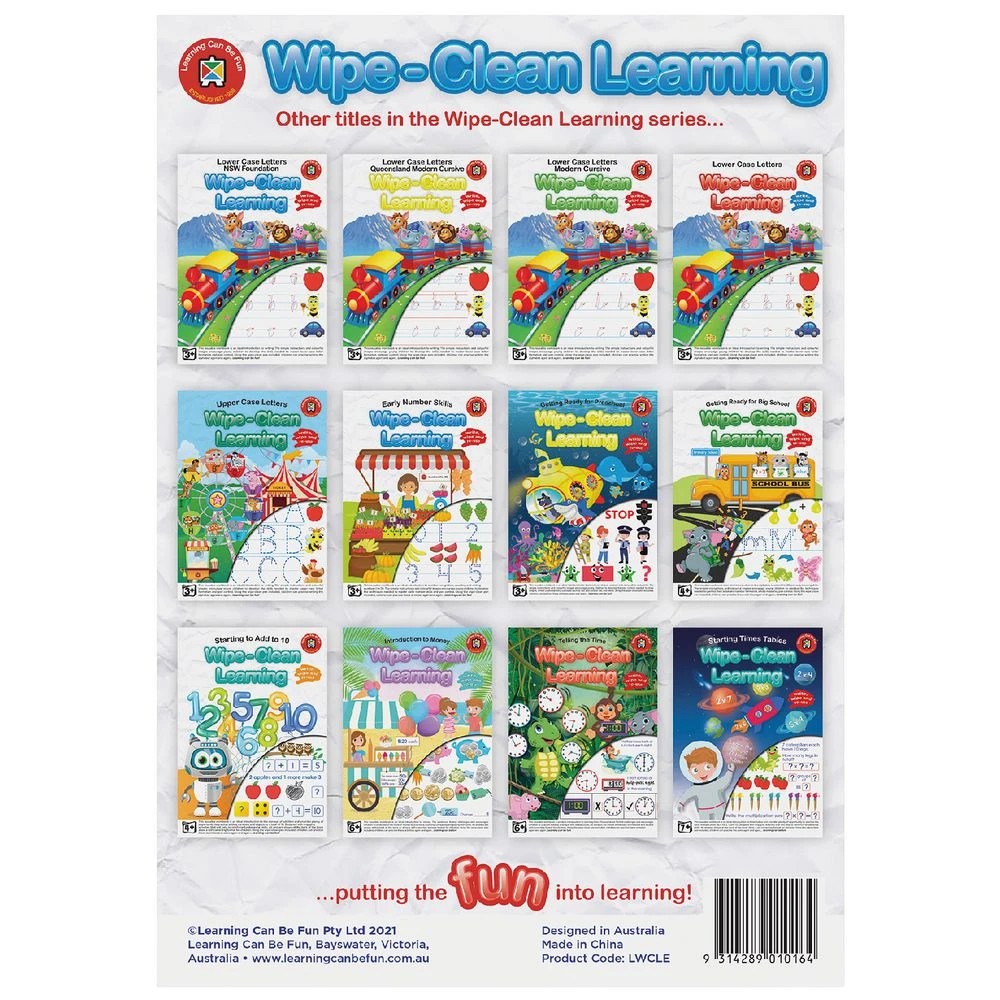 2 Learning Can Be Fun Write & Wipe Emotions Workbook, 2 of 3
