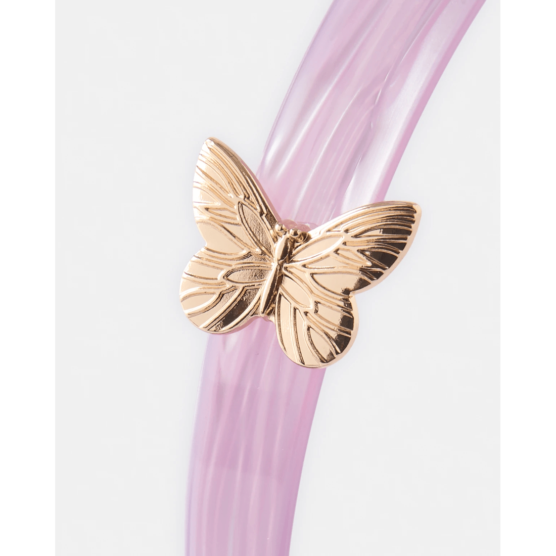 2 Acetate Butterfly Headband - Pink and Gold, 2 of 4