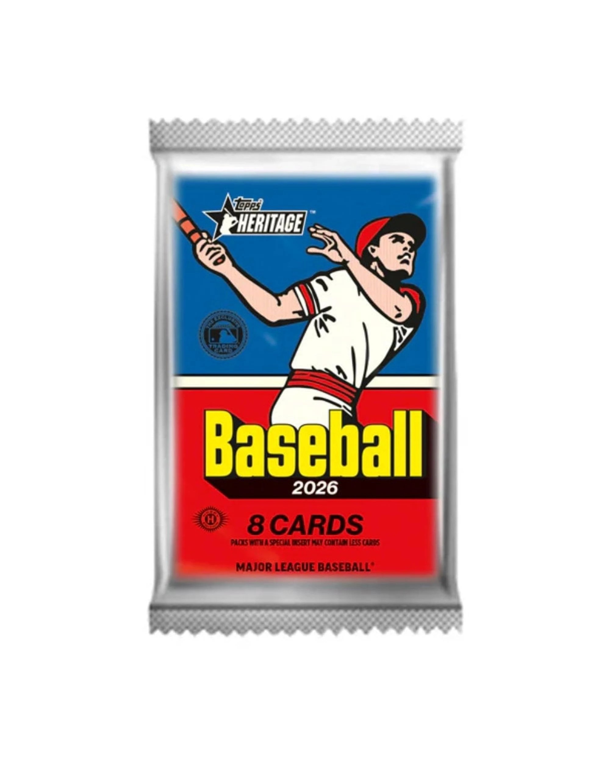1 Topps MLB 2026 Baseball Heritage Hobby Pack, 1 of 5