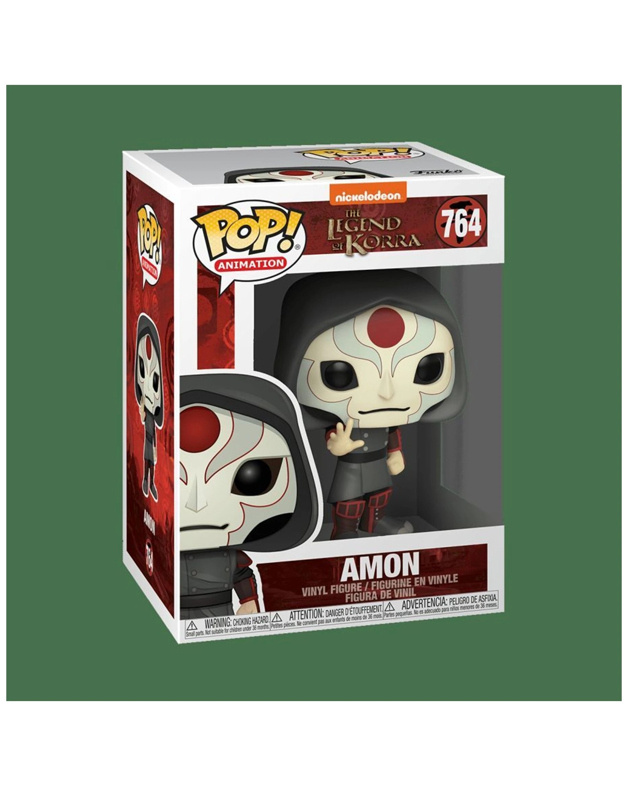 2 Pop Vinyl Figurine The Legend Of Korra - Amon Approx 10cm Vinyl Figure - Grey, 2 of 3