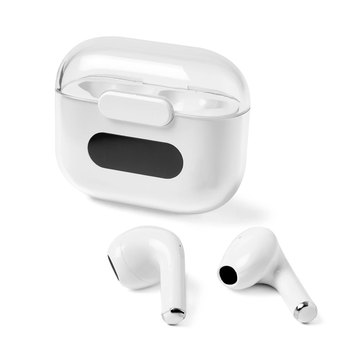 3 True Wireless Earphones With LED Display - White, 3 of 10