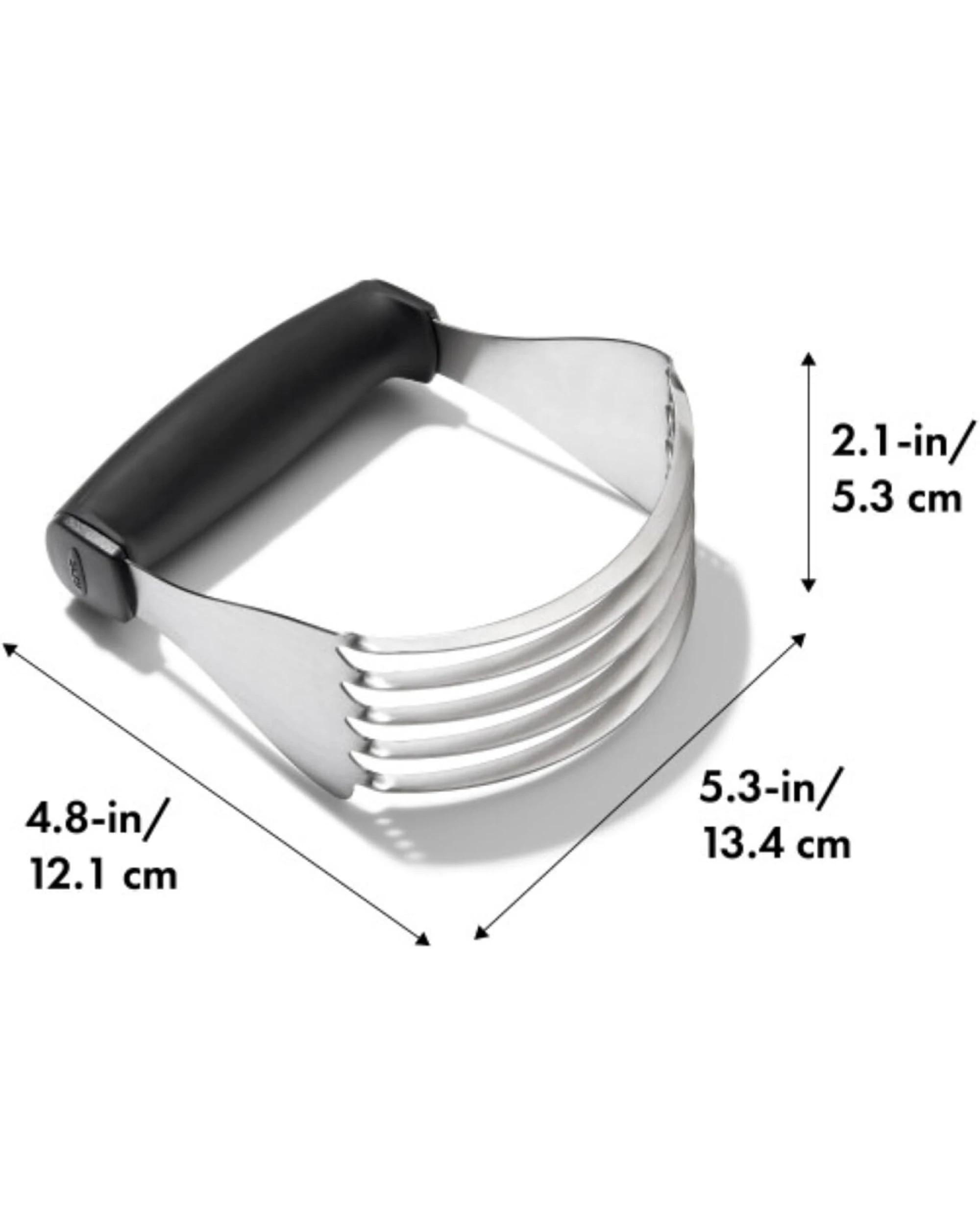 6 OXO Dough Blender and Cutter with Stainless Steel Blades and Non-Slip Handle, 6 of 7