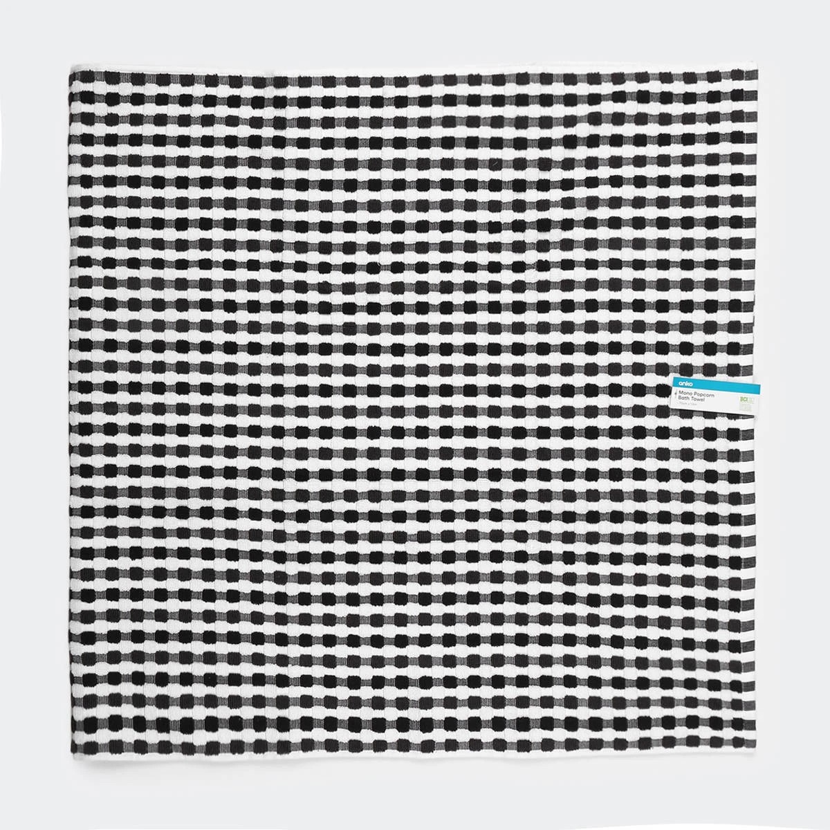 5 Monochrome Popcorn Bath Towel, 5 of 6