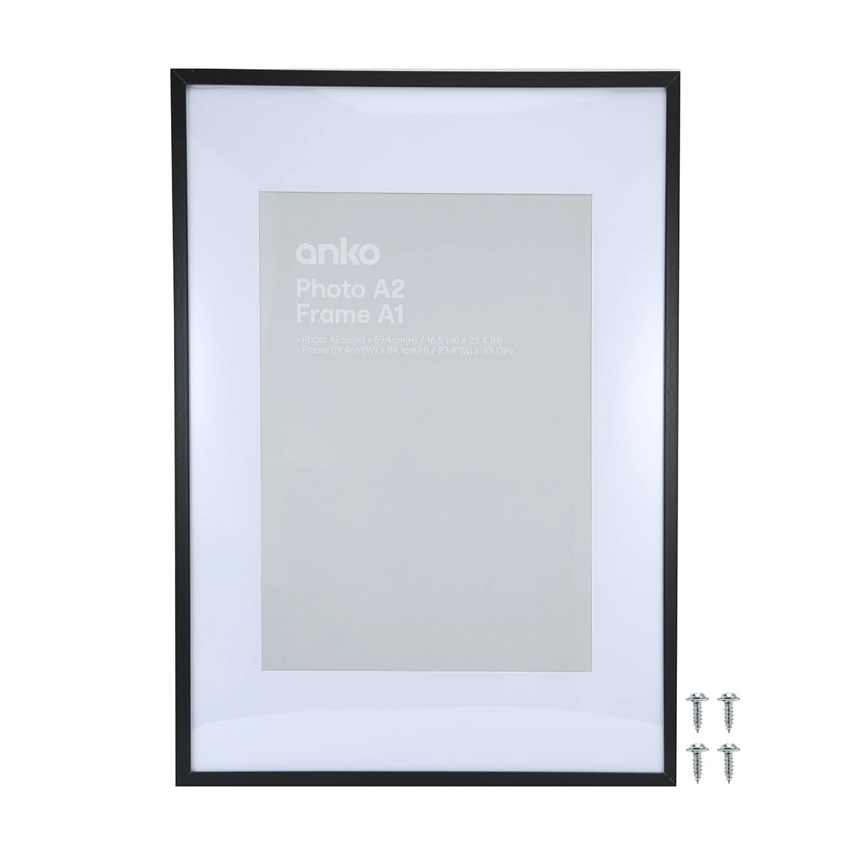 1 A1 Poster Frame - Black, 1 of 2
