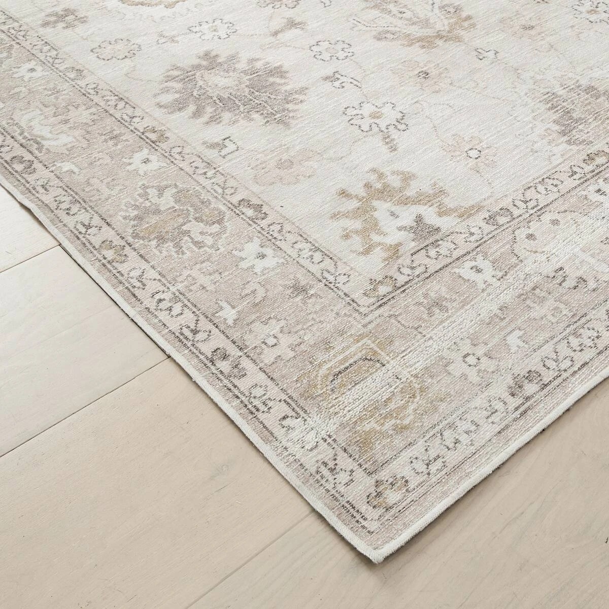 2 Amir Washable Rug - Beige, Large - 235cm x 160cm, 2 of 8