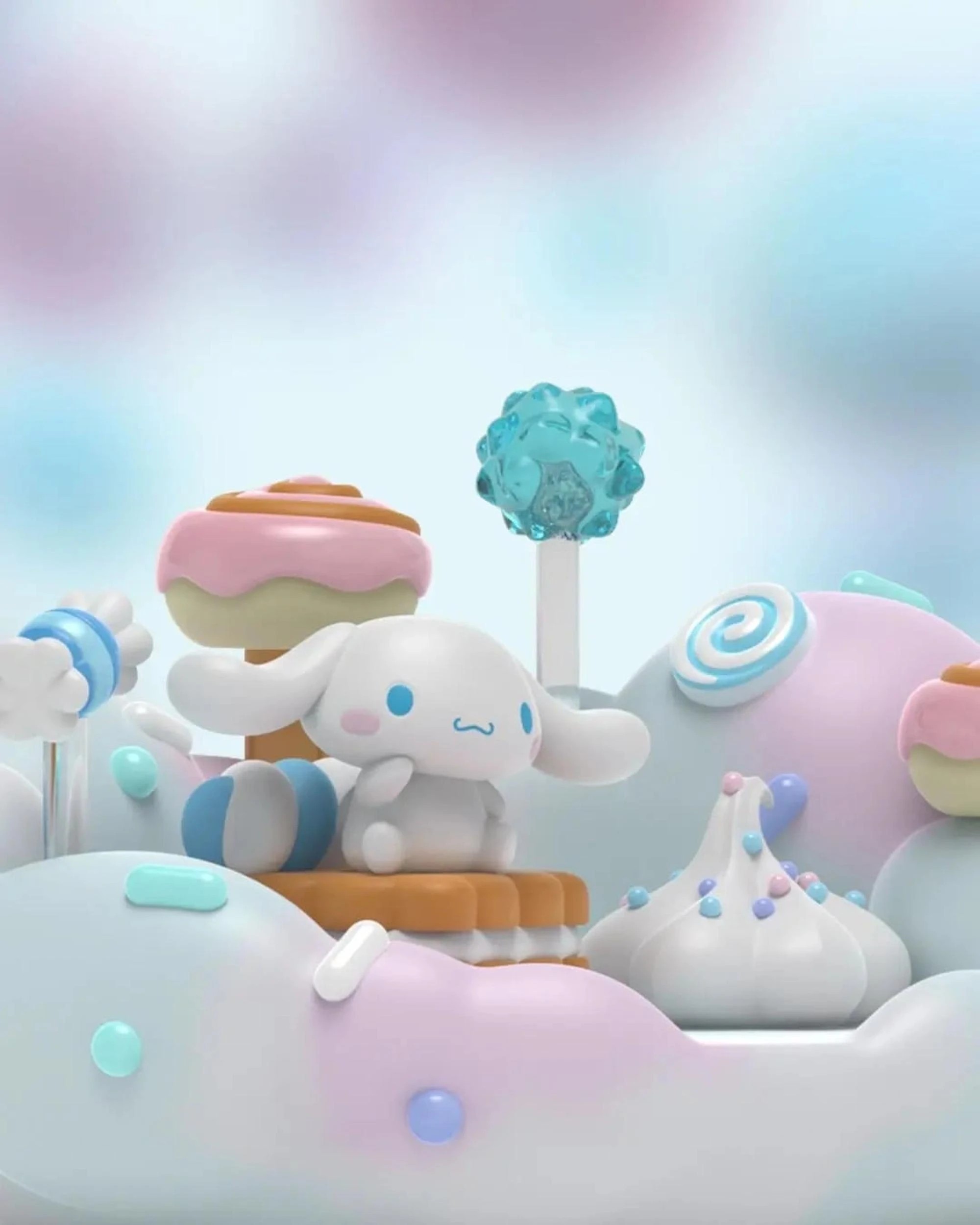 3 Mighty Jaxx Kandyland Sanrio Cinnamoroll 6 inch Collectable Diorama, 3 of 6