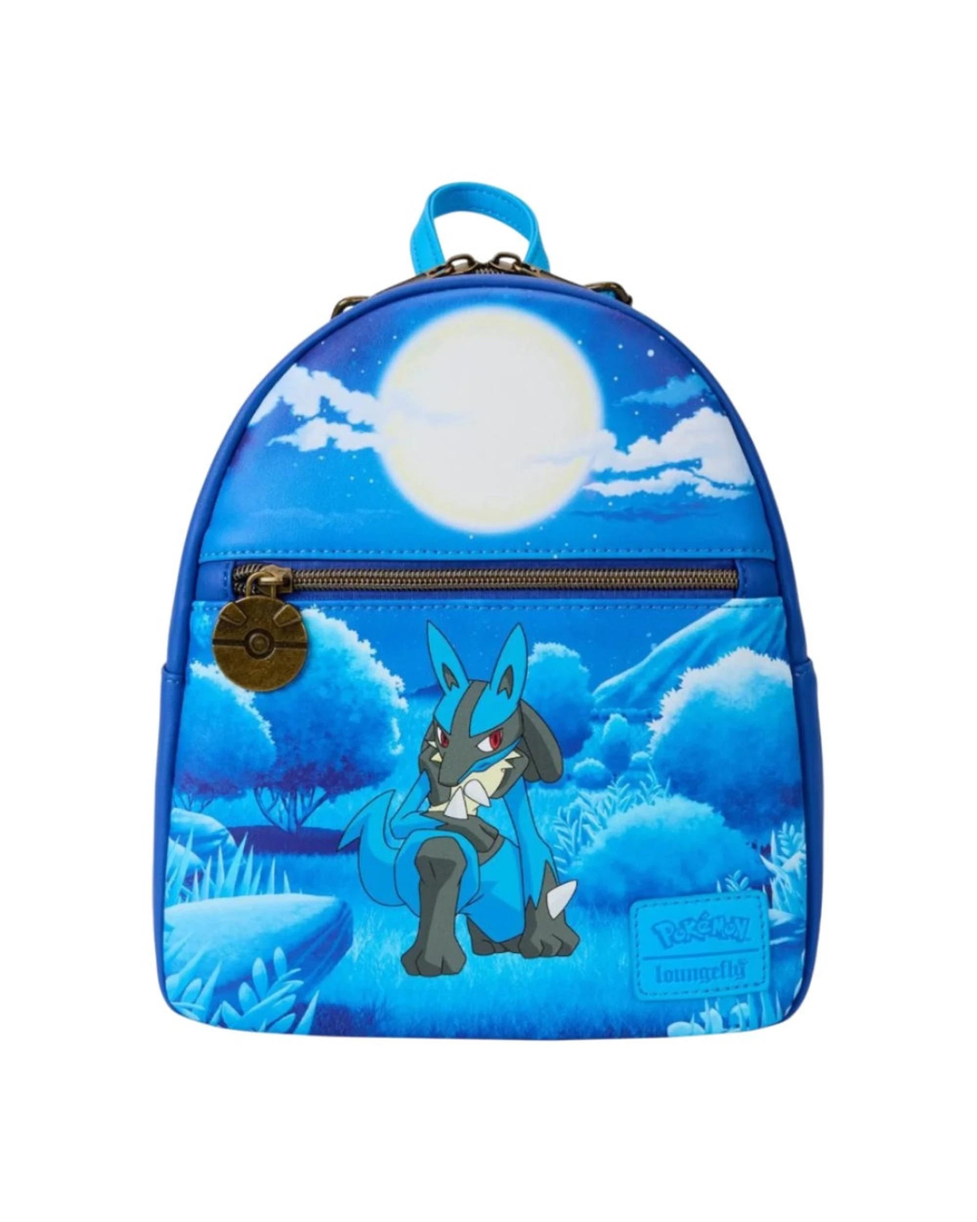 1 Loungefly Pokemon Lucario Collection Mini Backpack, 1 of 3