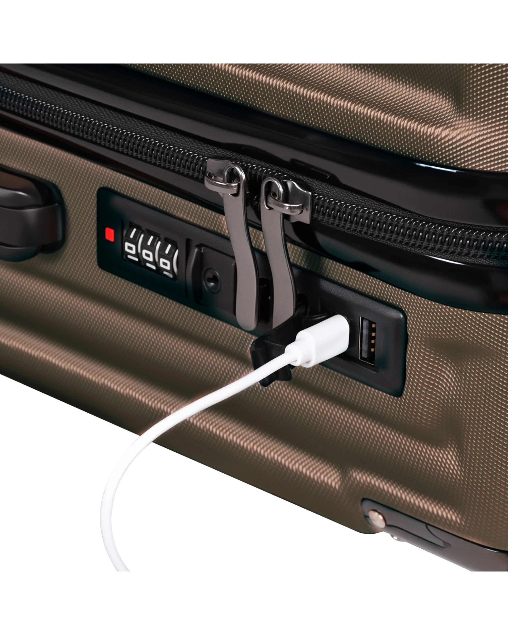 5 Advwin 2 Pcs Luggage Set with Cup Holder - Brown, 5 of 10