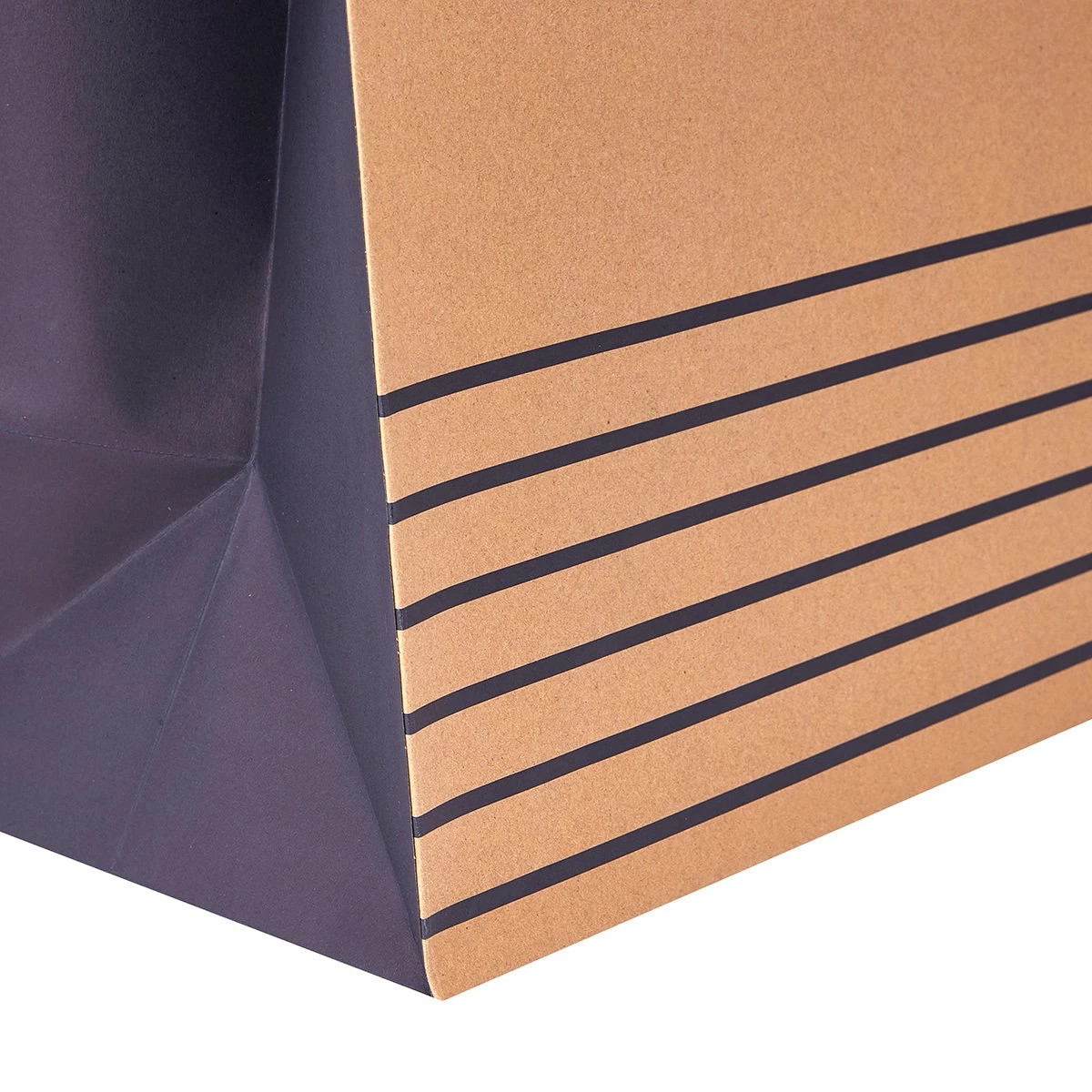 4 Navy Stripe Gift Bag - Extra Large, 4 of 7