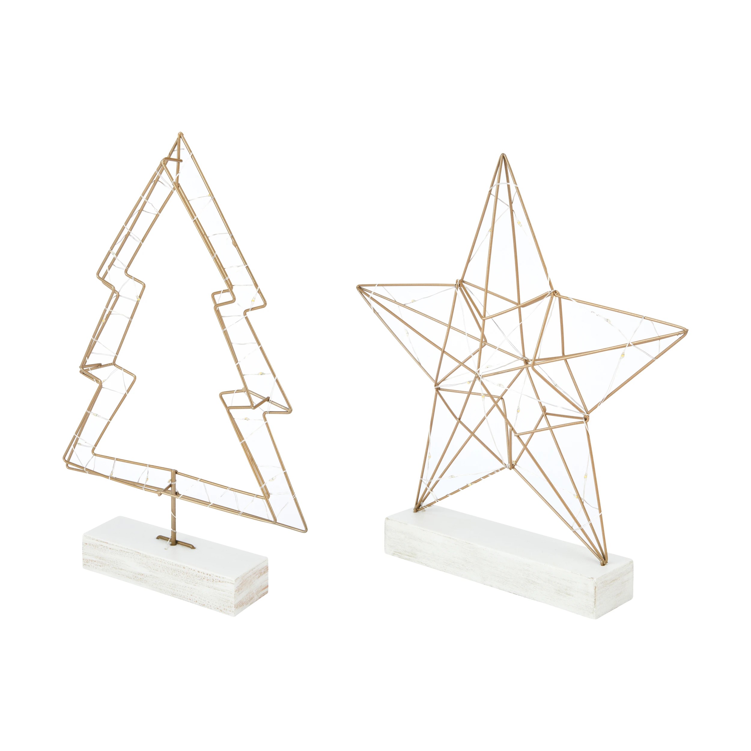 4 Battery Operated LED Light Up Wire Shape - Assorted, 4 of 7