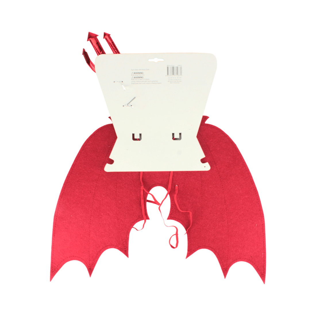 3 Uncle Bills Metallic Red Devil Headband, Trident and Wings Set, 3 of 3