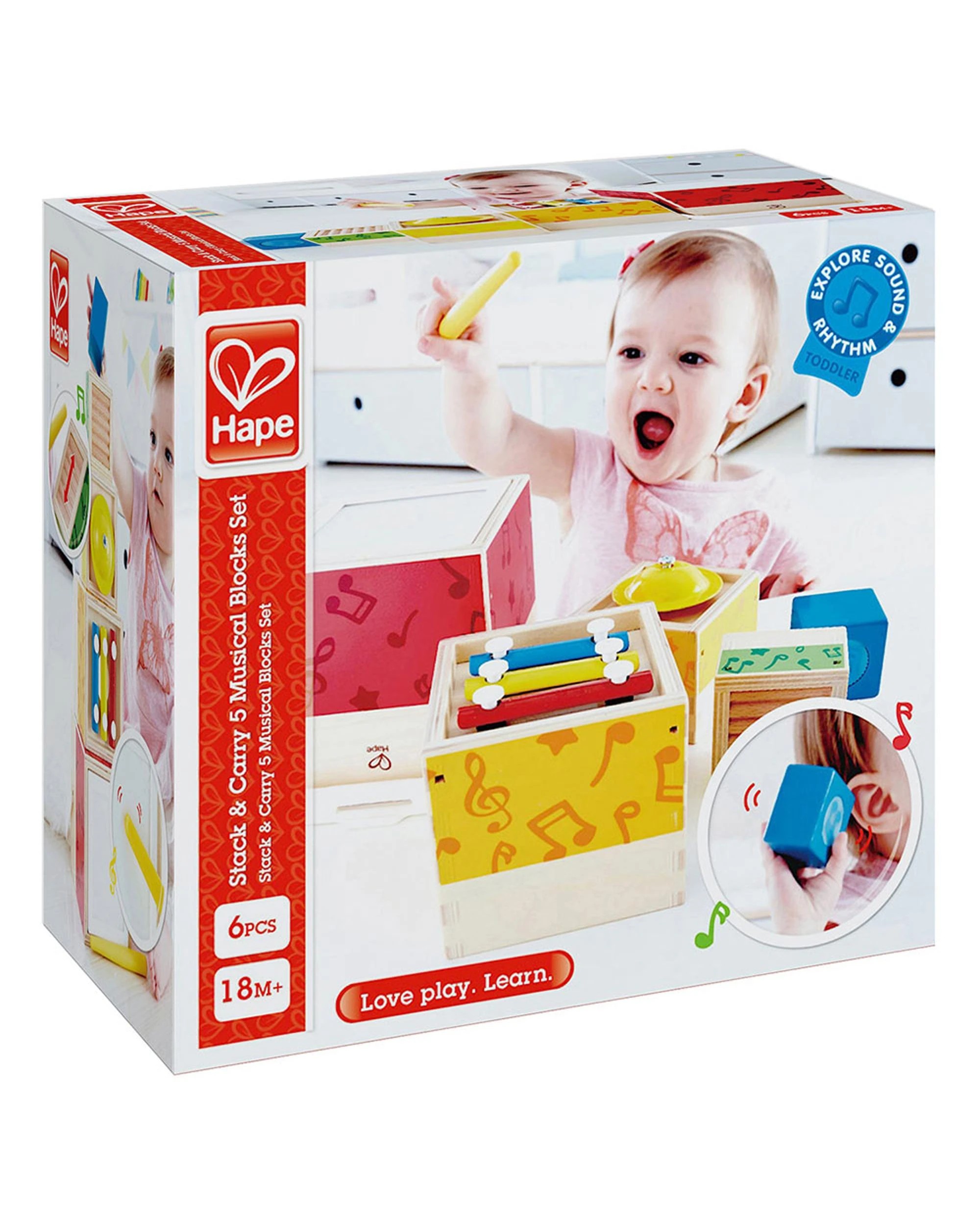 1 Hape Stacking Music Set, 1 of 3