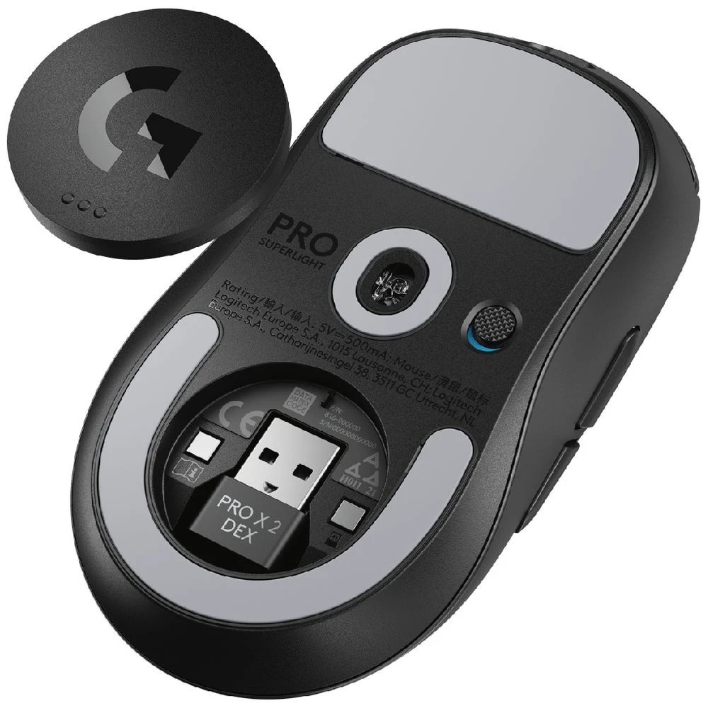 7 Logitech Pro X Superlight 2 Dex Wireless Gaming Mouse - Black, 7 of 10