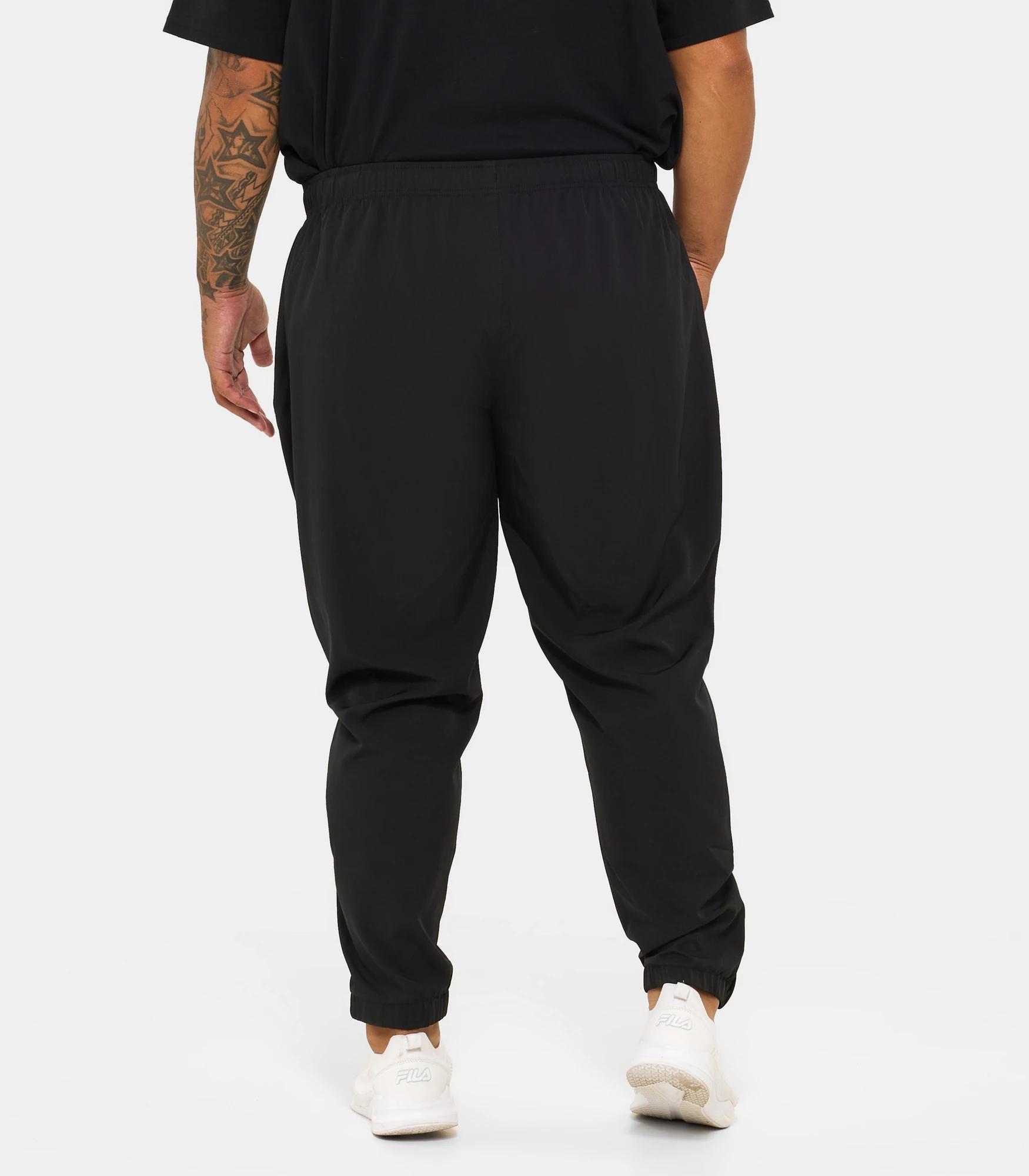 4 Fila Plus Size Judd Trackpants BLACK, 4 of 5