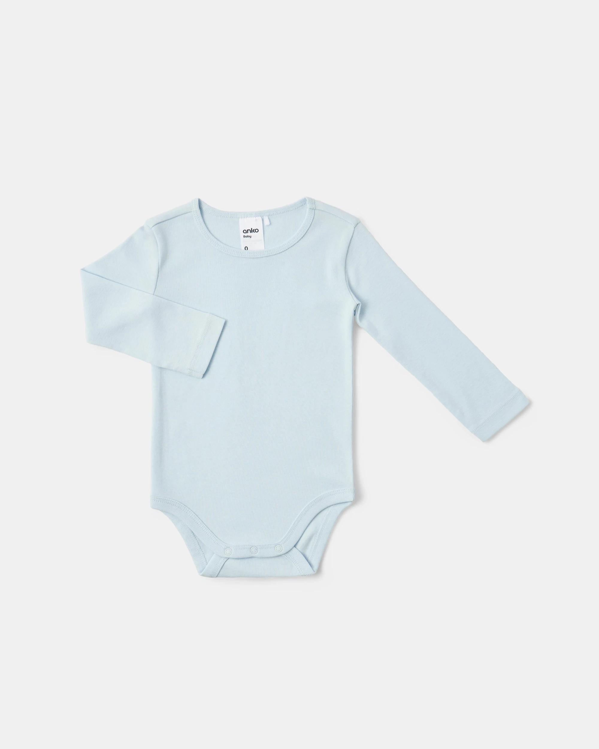 3 2 Pack Long Sleeve Bodysuits Blu Pck, 3 of 7