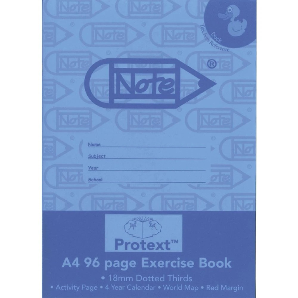 2 Protext A4 70gsm 18mm Dotted Thirds Exercise Book 96 Pg Blue, 2 of 4