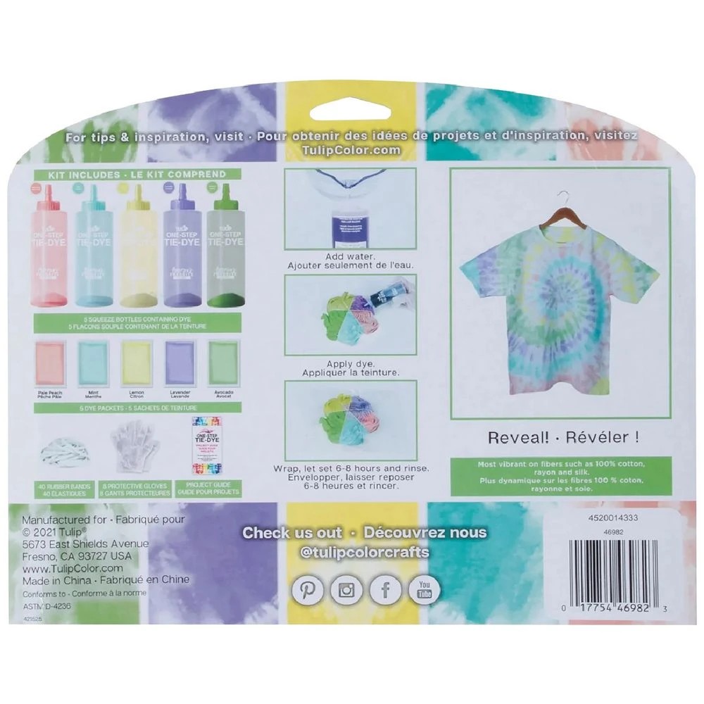 2 Tulip One-step Tie Dye Kit Flower Petals 5 Pack, 2 of 5
