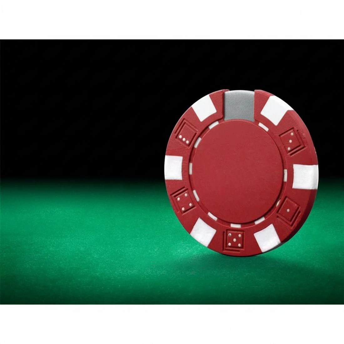 2 500pcs Poker Chips Set Casino Texas Hold'em Party Game Dice Cards - Silver, 2 of 5
