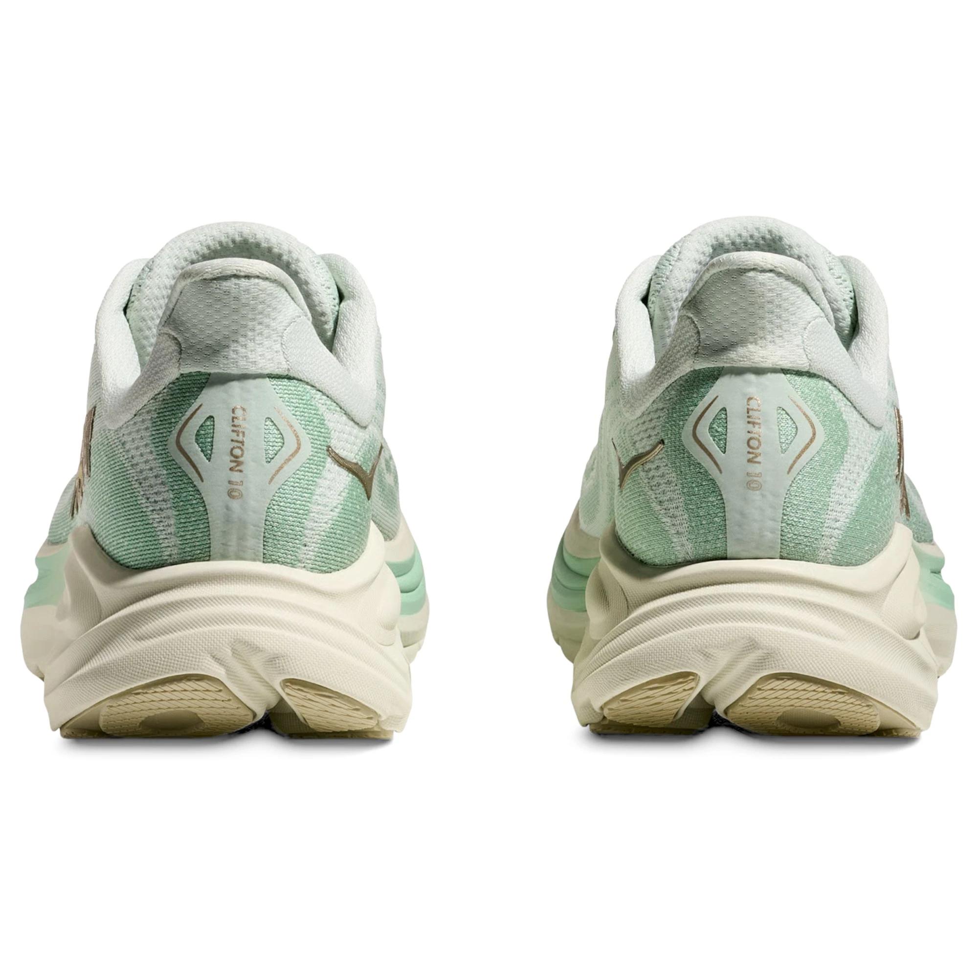 4 Hoka Womens Clifton 10 Athletic Running Shoes SEA GLASS, 4 of 7