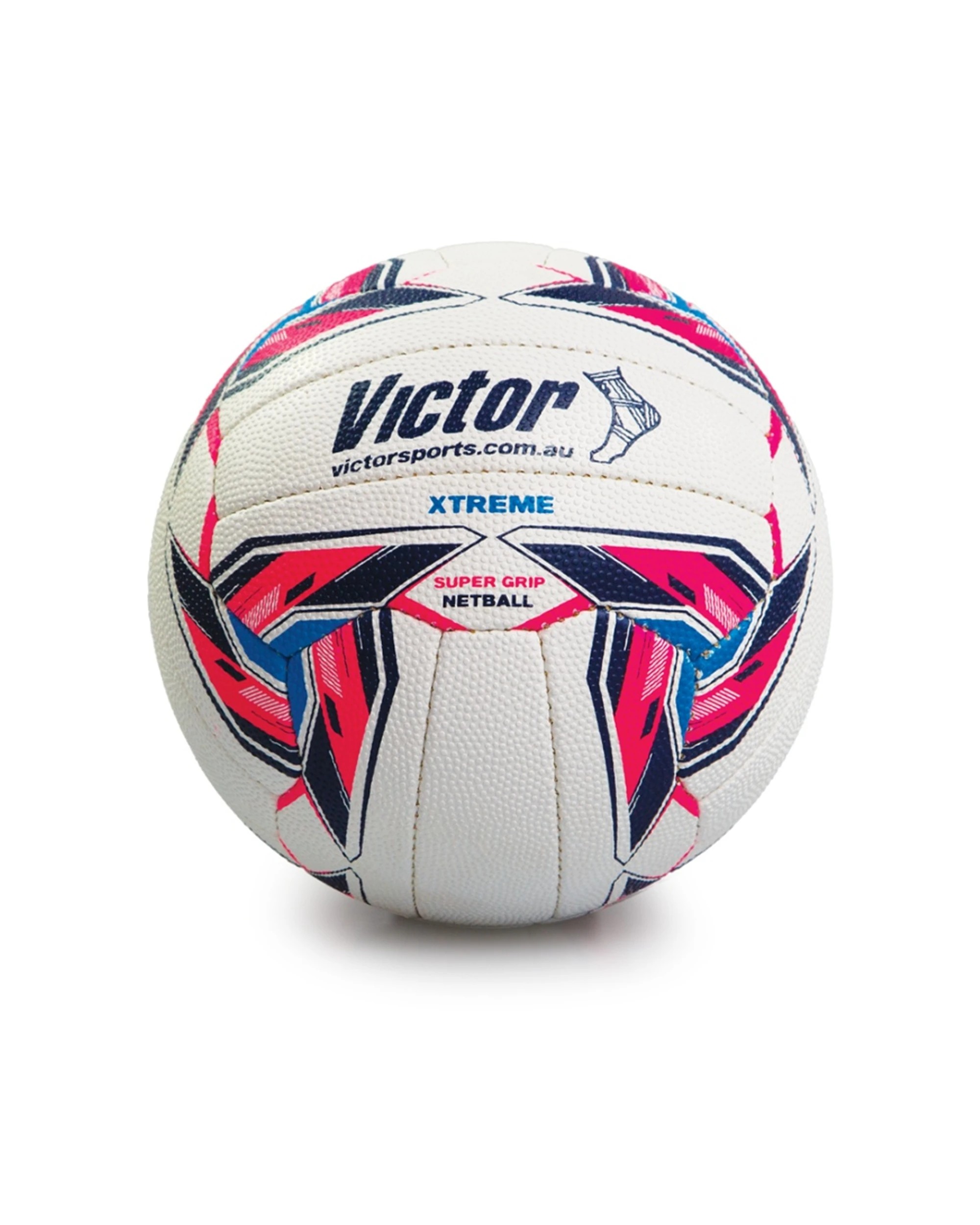 1 Victor Sports Netball X-Treme Superior Grip Durable Rubber Ball Size 4 - Multi, 1 of 3