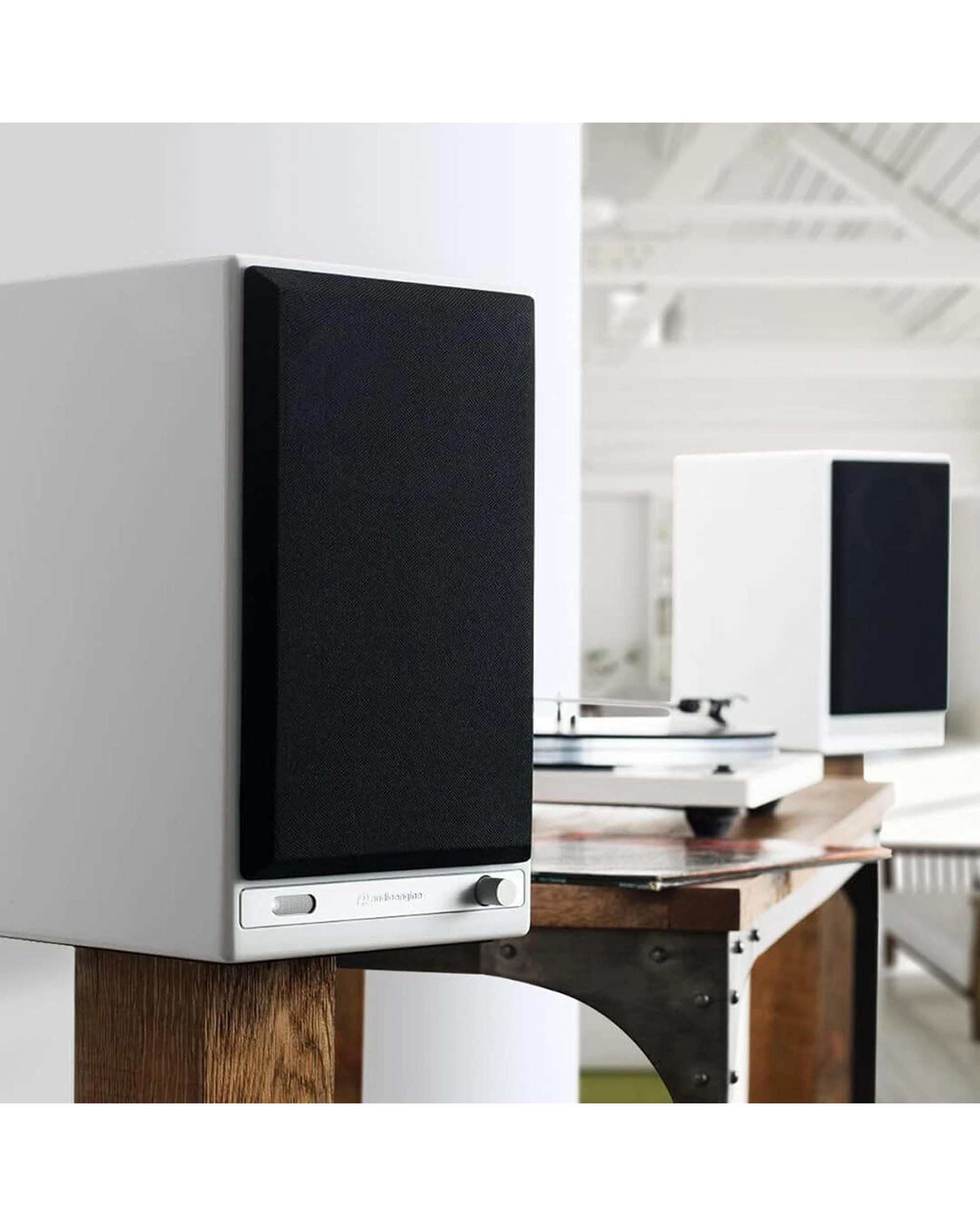 6 Audioengine HD6 Premium Powered Wireless Bookshelf Speakers Pair White, 6 of 8