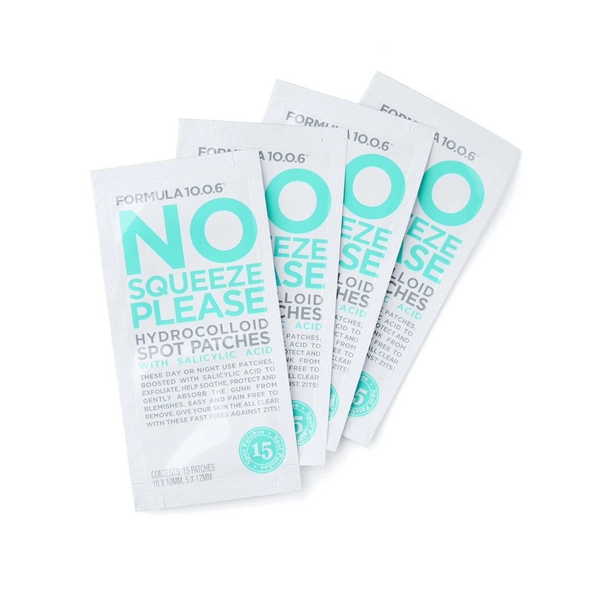 2 4 Pack Formula 10.0.6 No Squeeze Please Hydrocolloid Spot Patches - With Salicylic Acid, 2 of 2