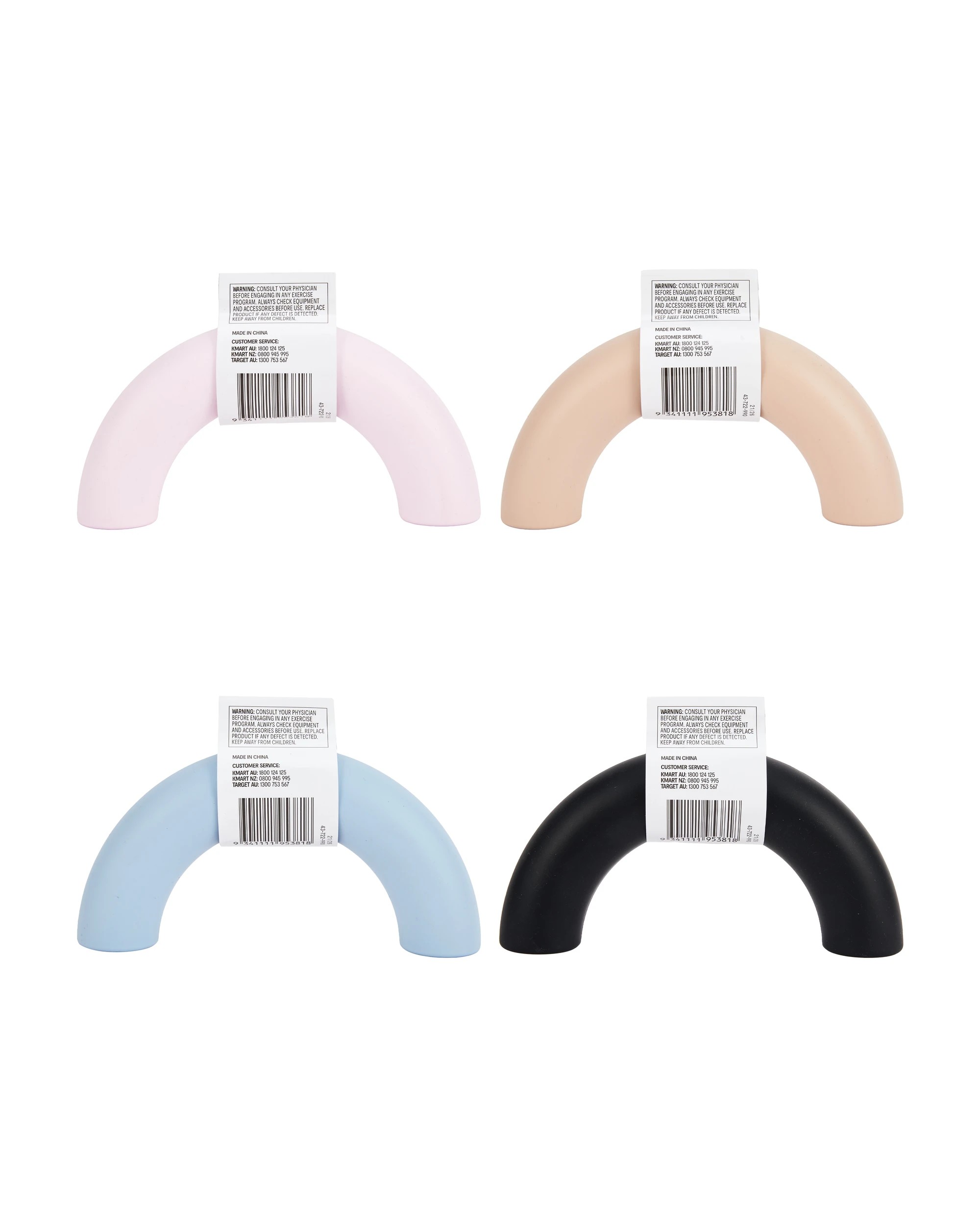 9 2 Pack Curved Hand Weight - Assorted, 9 of 9