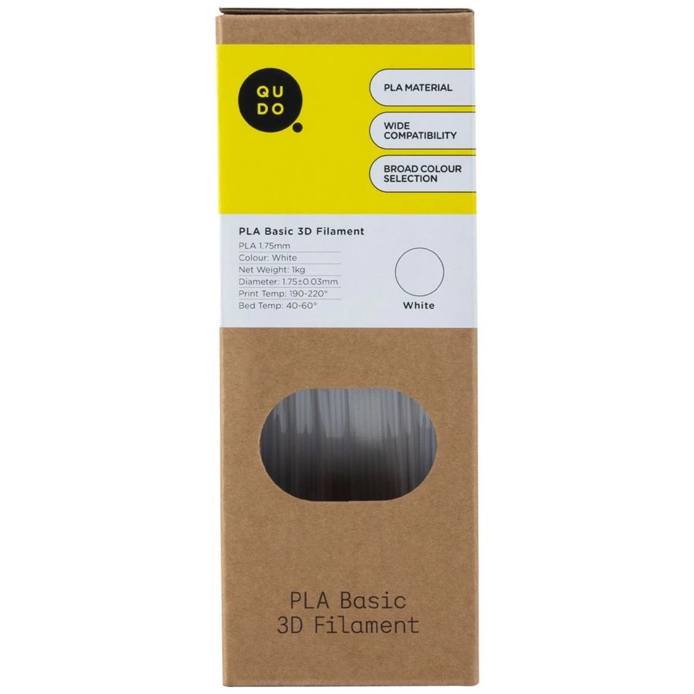 7 Qudo PLA 3D Filament White, 7 of 7