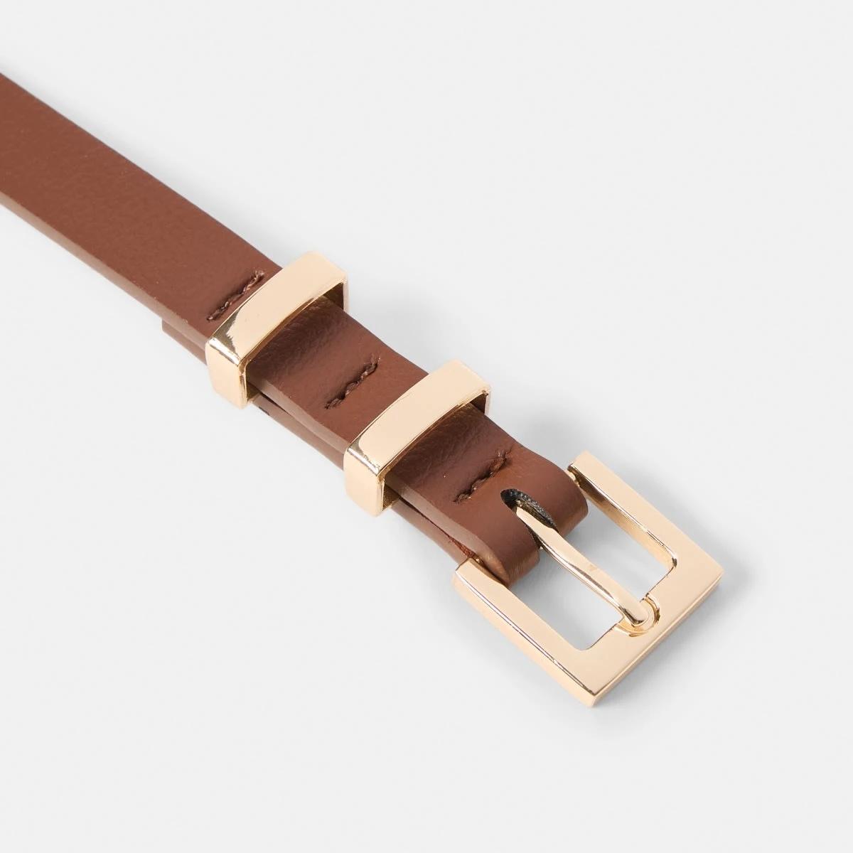 3 2 Pack Skinny Belts BLACK, BROWN TAN, 3 of 10