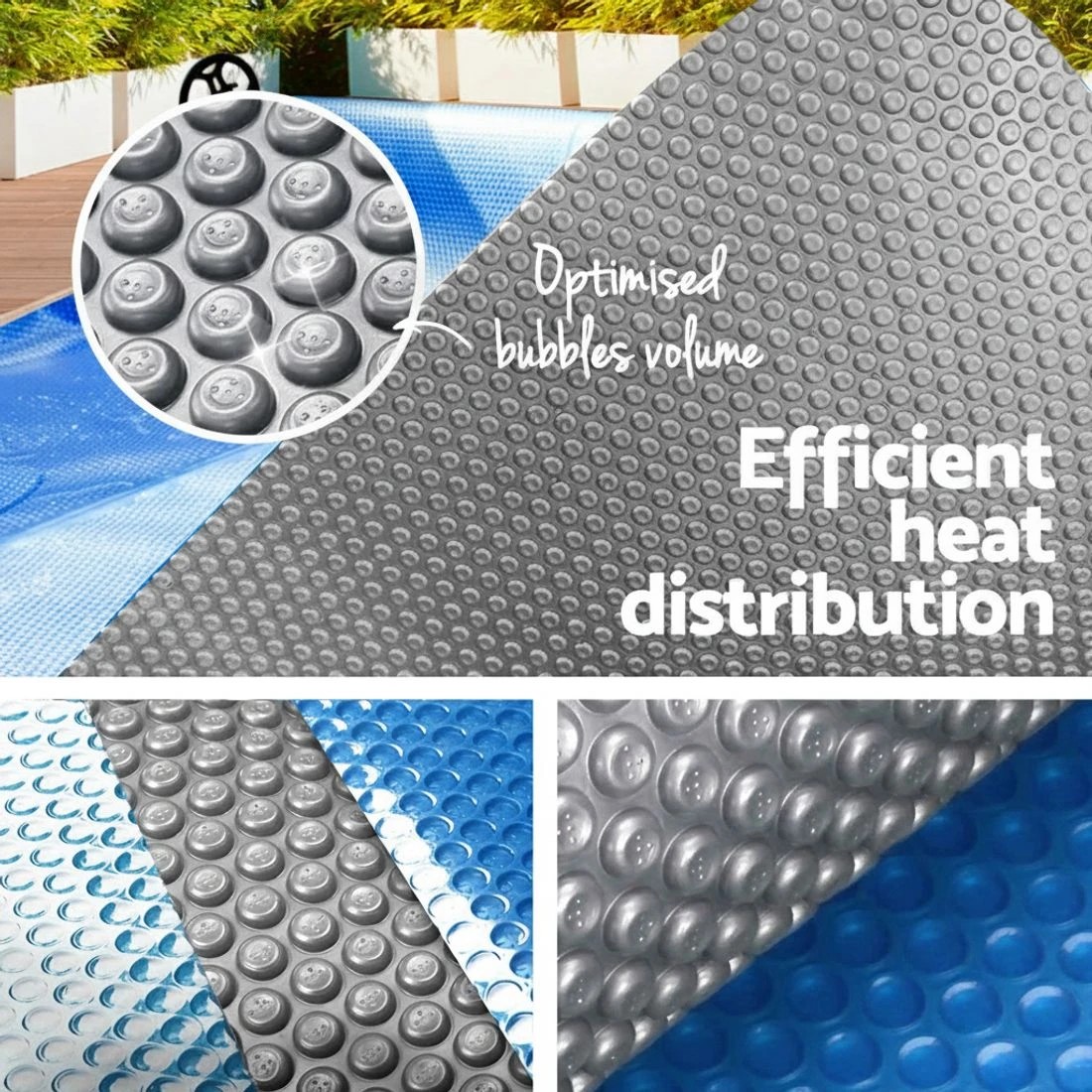 5 Aqua Buddy Pool Cover 500 Micron 7x4m Swimming Pool Solar Blanket - Multi, 5 of 7