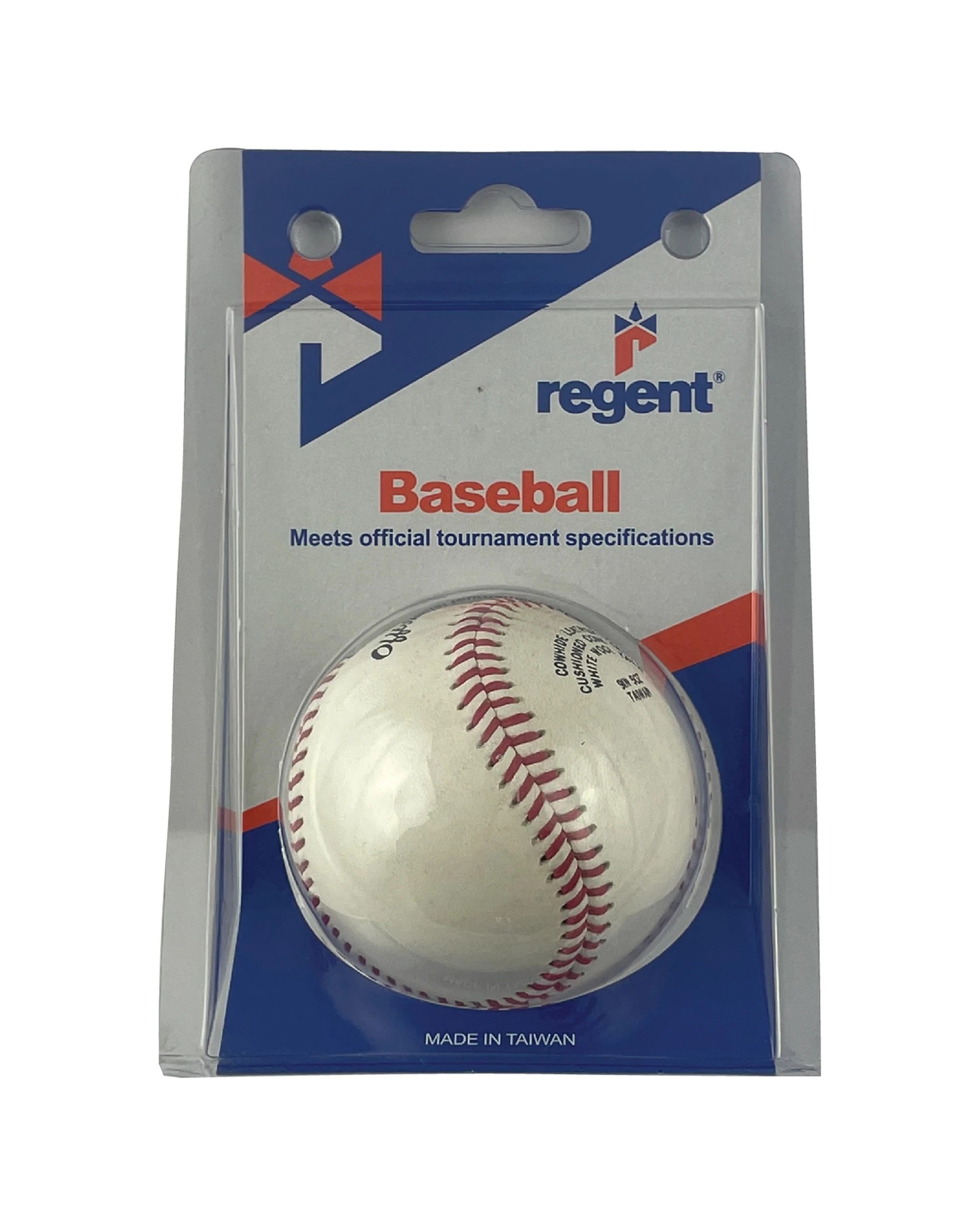 1 Regent 9 Inch Cowhide Leather Baseball Outdoor Sports Training Ball - Brown, 1 of 1