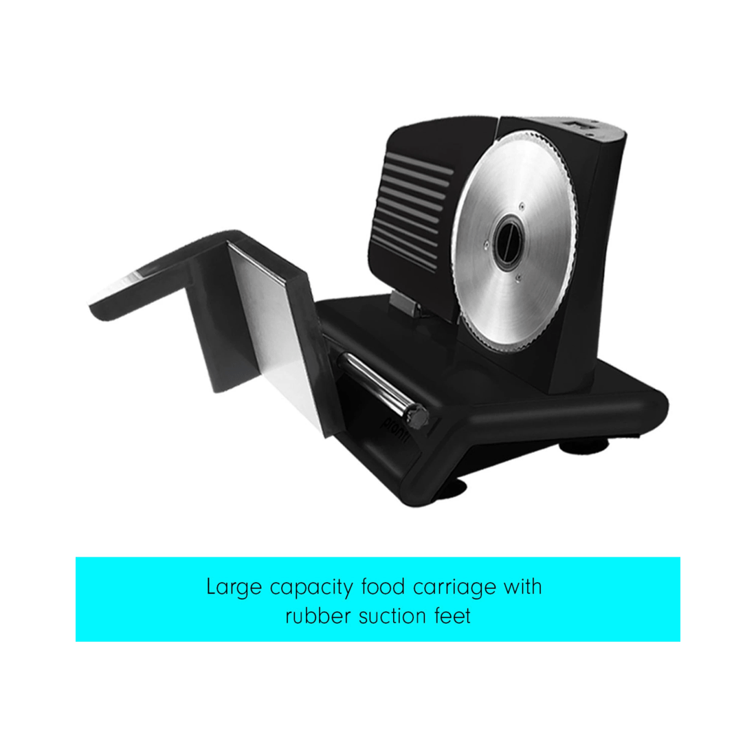 4 200w Pronti Deli And Food Electric Meat Slicer Blades Processor Black, 4 of 5