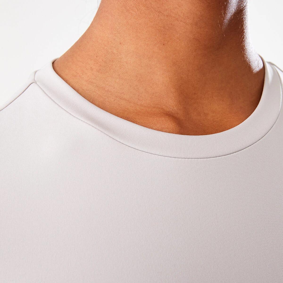 6 Active Womens Ultra Soft Crew Neck T-shirt PEAK GREY, 6 of 7