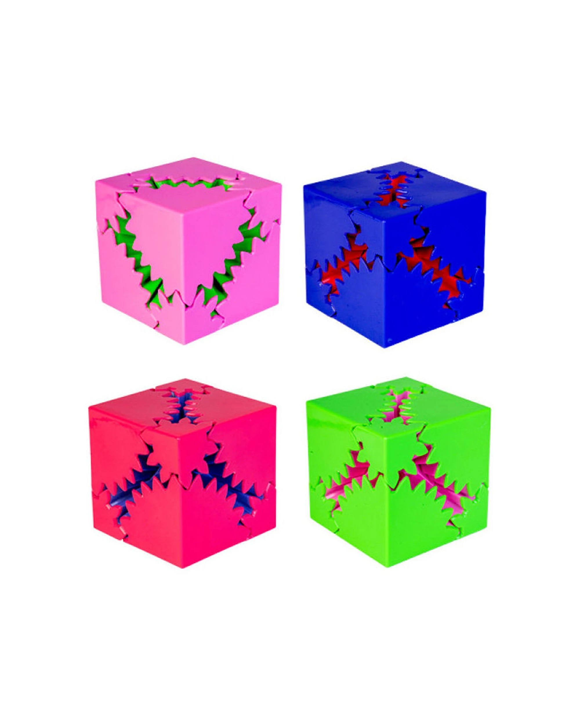 2 MDI 6PK Gear Fidget Square Interlocking Stress Relief Toy - Assorted, 2 of 3