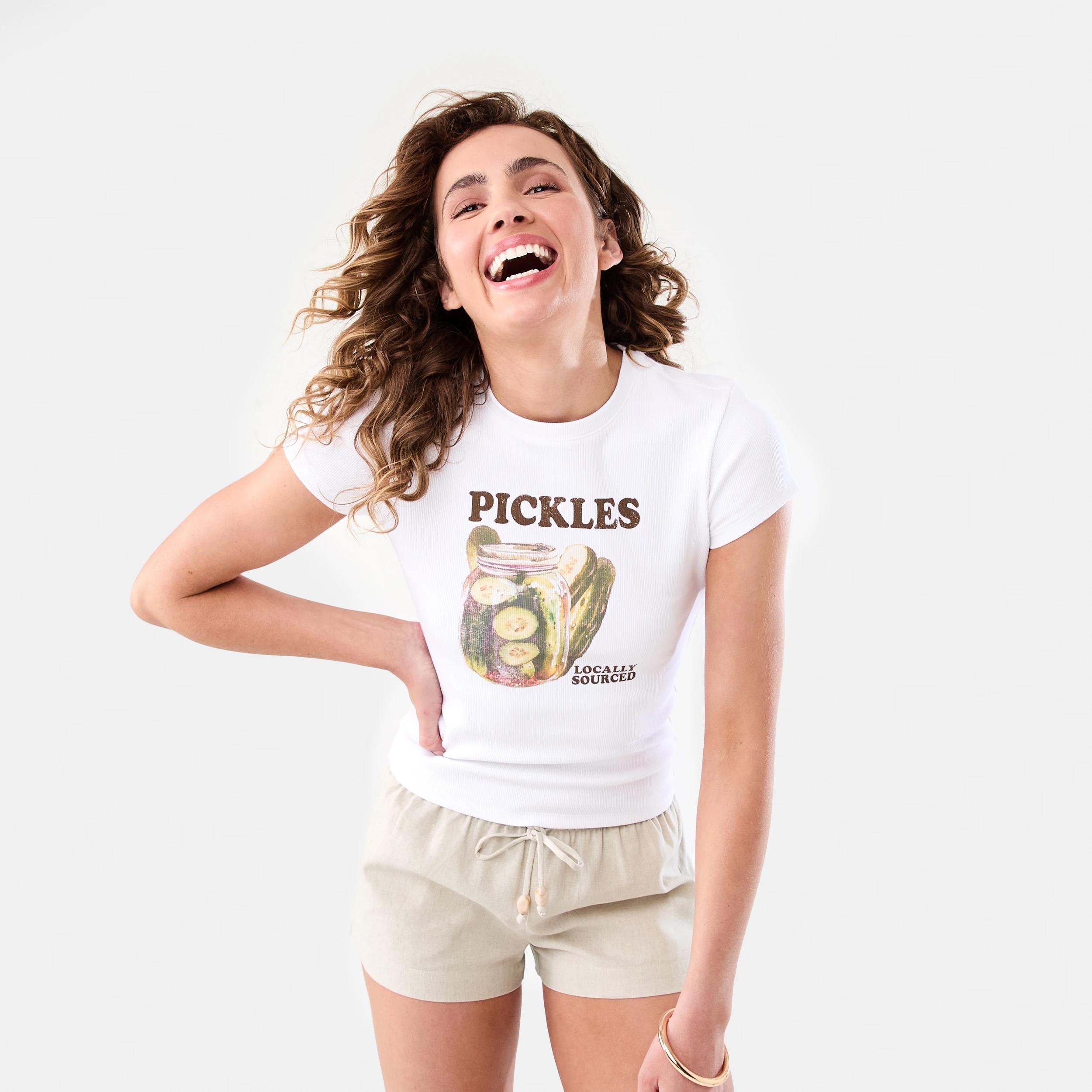 7 Neat Fit Print Rib T-shirt Wht Pickle, 7 of 7