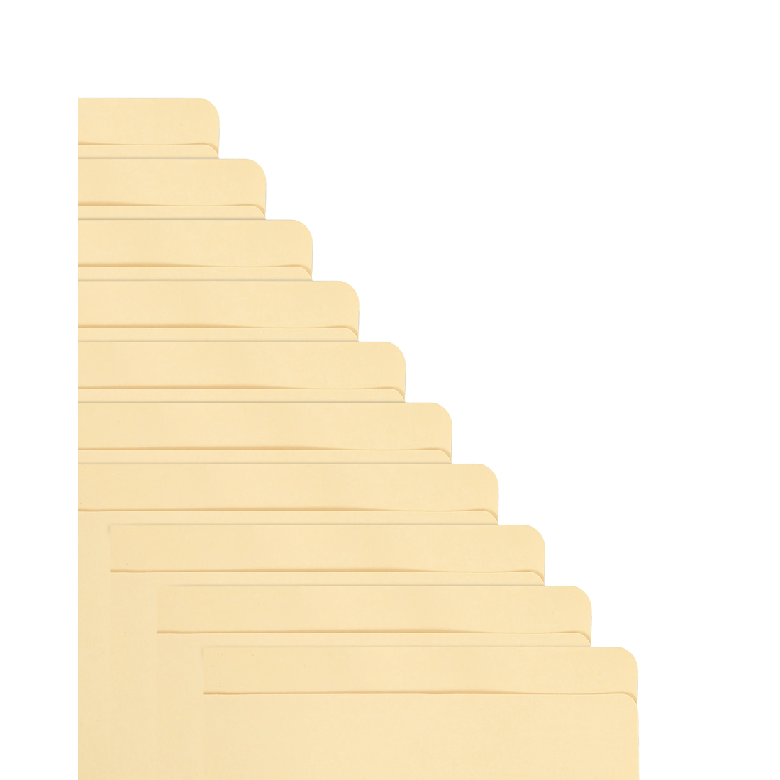 4 10 Pack Foolscap Manilla Folders, 4 of 7