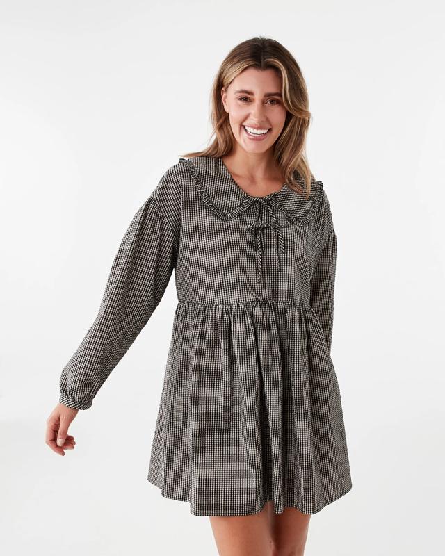 Long Sleeve Collared Mini D