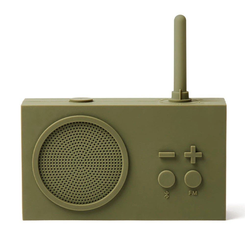 1 Lexon Thykho 3 Fm Radio & Bluetooth Speaker - Green, 1 of 5