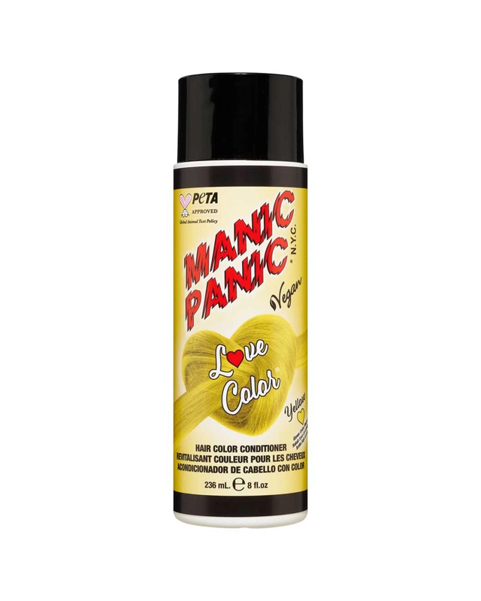 1 Manic Panic Love Colour Heart Depositing Conditioner 236ml - Yellow, 1 of 1
