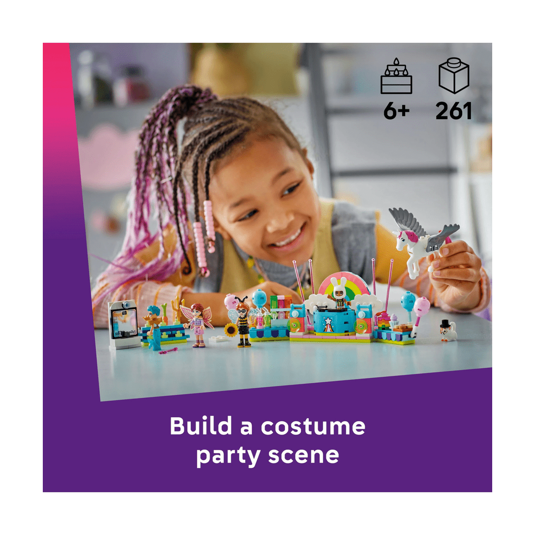 3 LEGO Friends Costume Party with Unicorn & Fairy 42661, 3 of 10