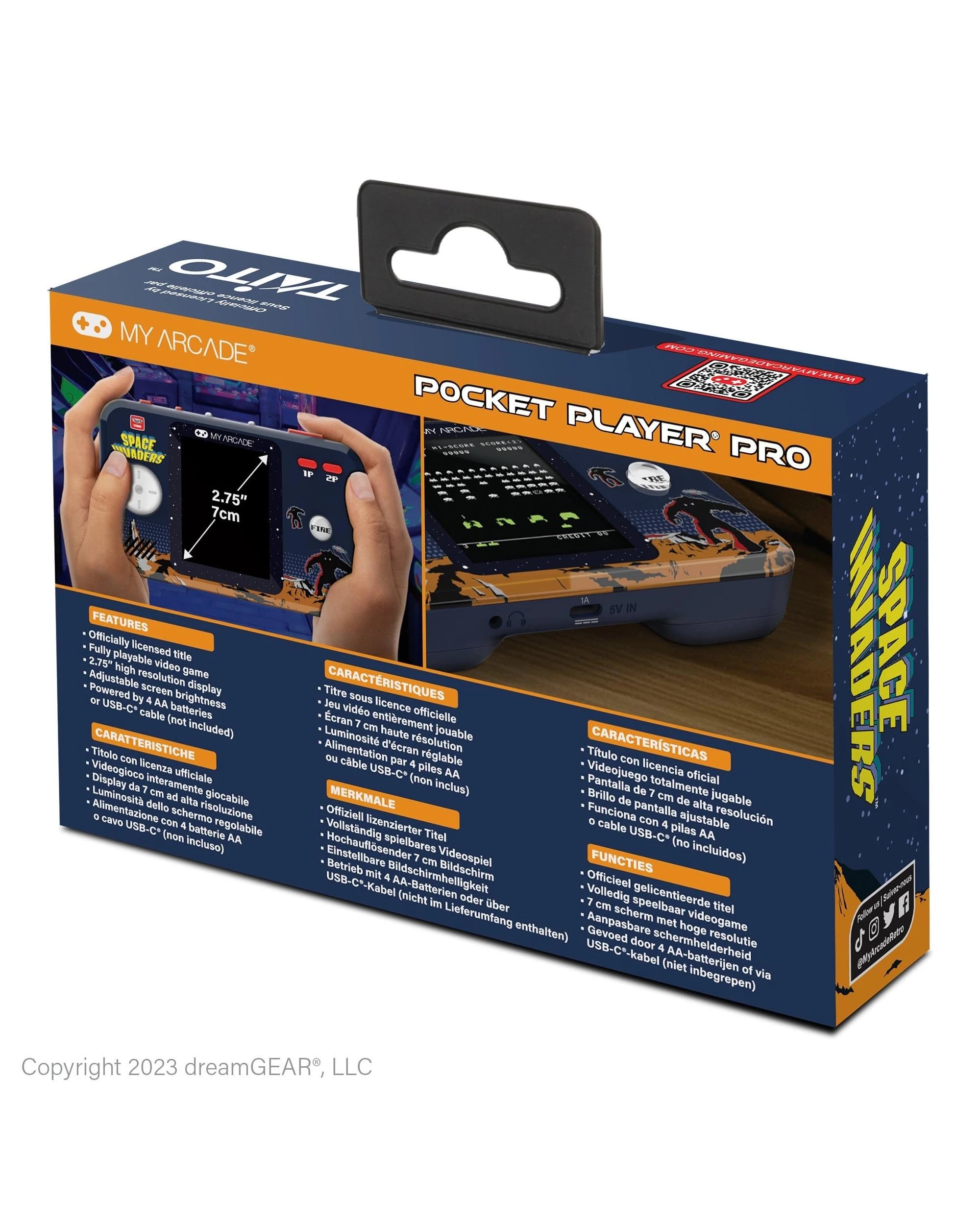 6 My Arcade Space Invaders Pocket Player Pro, 6 of 9