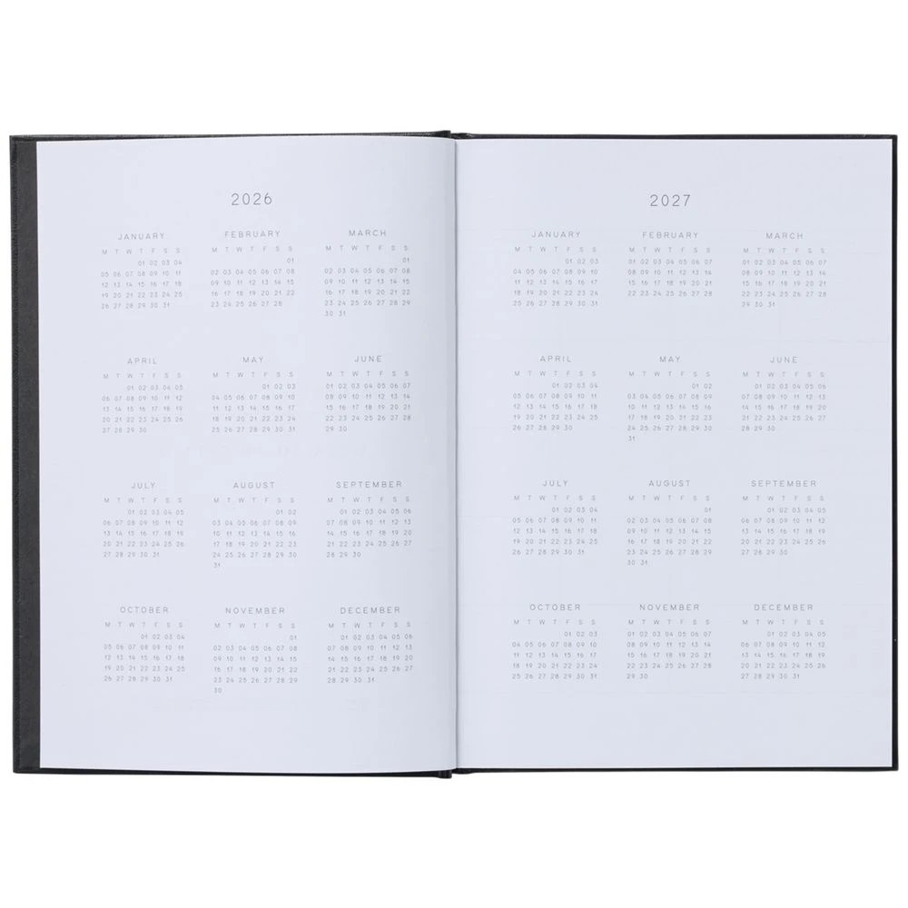 3 Keji A5 Week to View FY26/27 Diary Black, 3 of 6