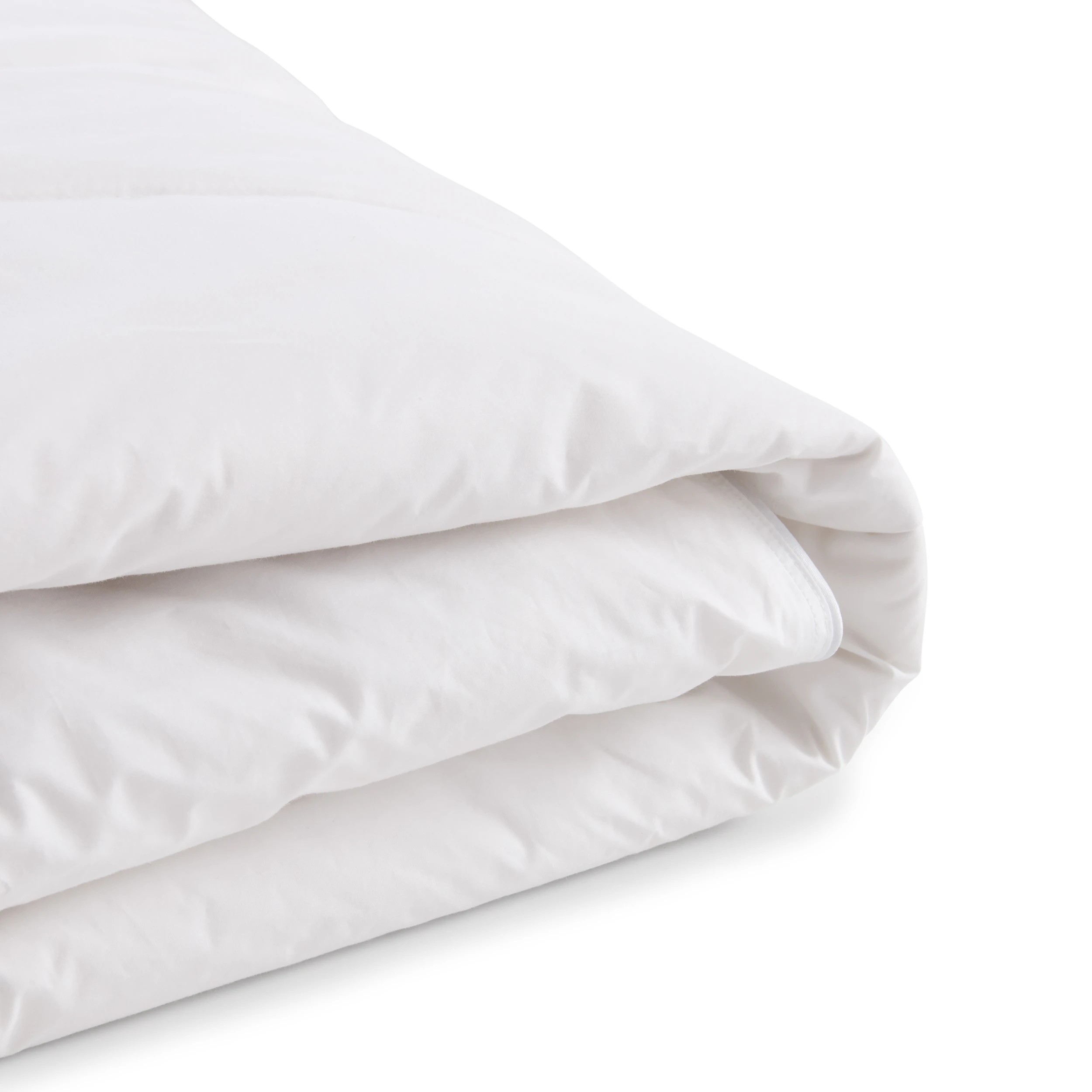 4 Touch of Silk Quilt - King Bed, White, 4 of 8