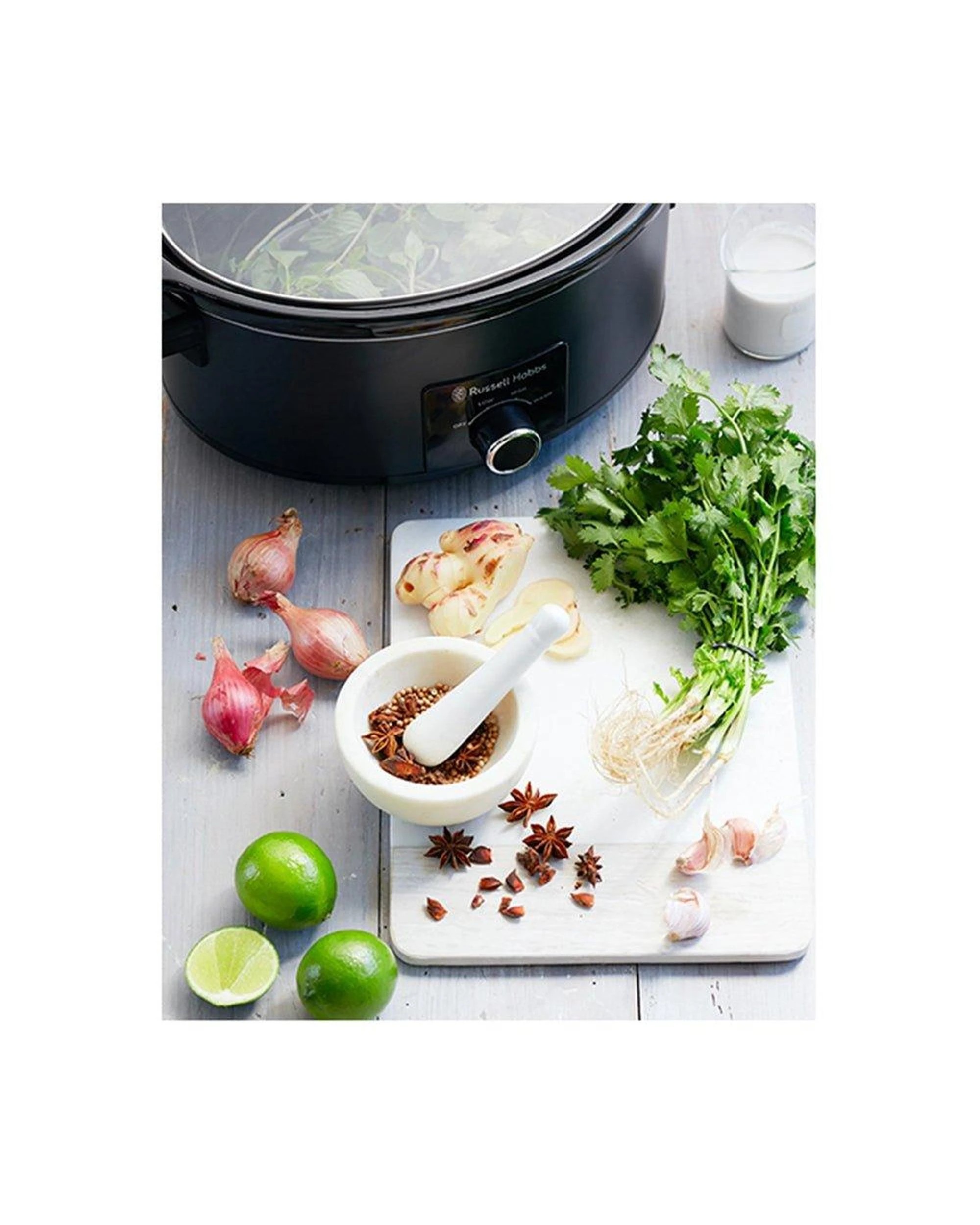 4 Russell Hobbs Rhsc7 7l Electric Slow Cooker Food/kitchen/cooking 320 Watts - Black, 4 of 5