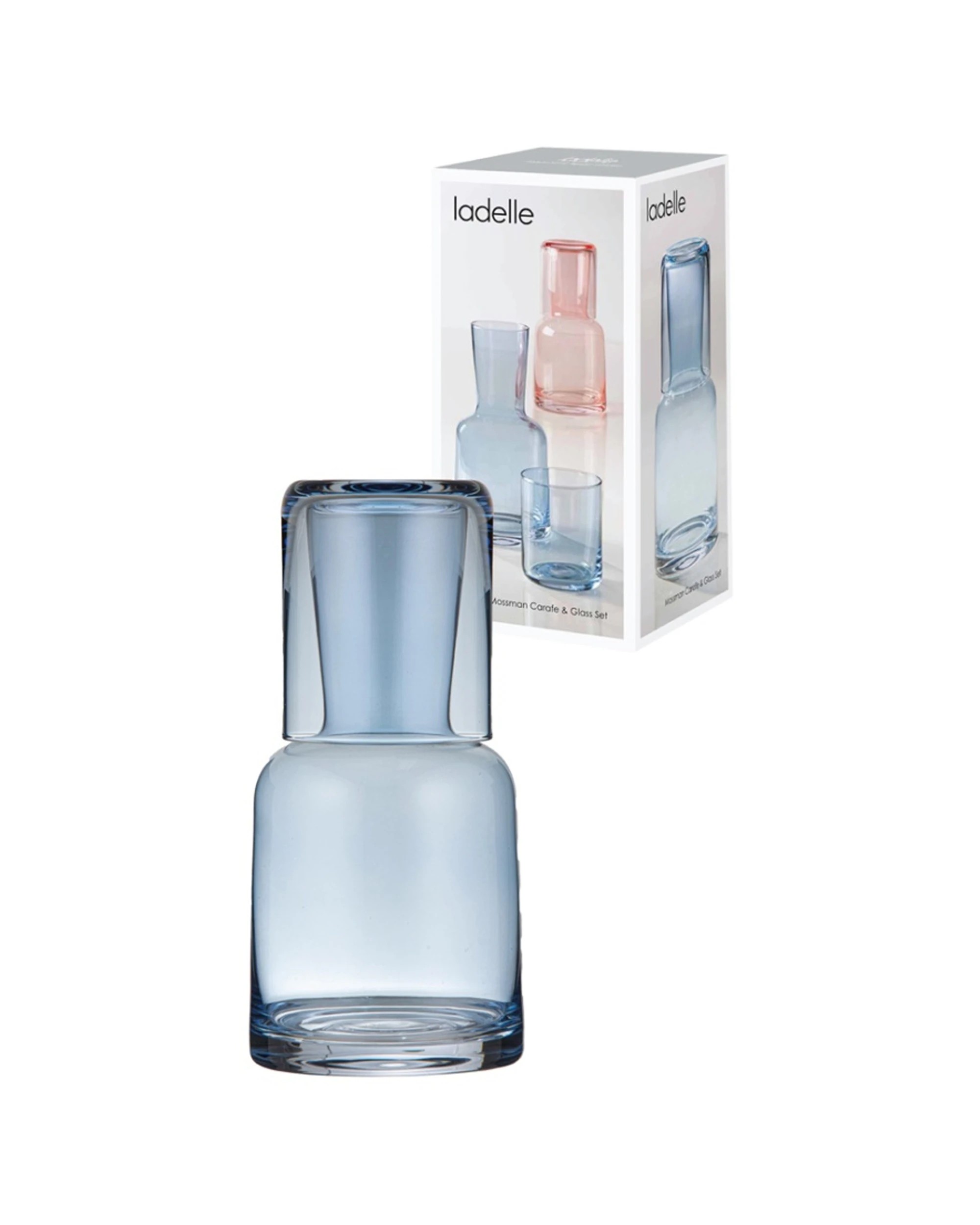 2 Ladelle 2pc Mossman Carafe & Glass Drinkware Set 750ml/300ml - Blue, 2 of 2
