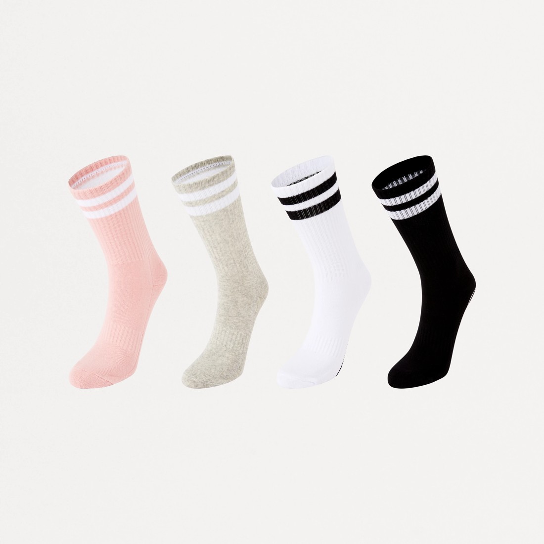 1 2 Pack Yoga Crew Socks - Assorted, 1 of 3