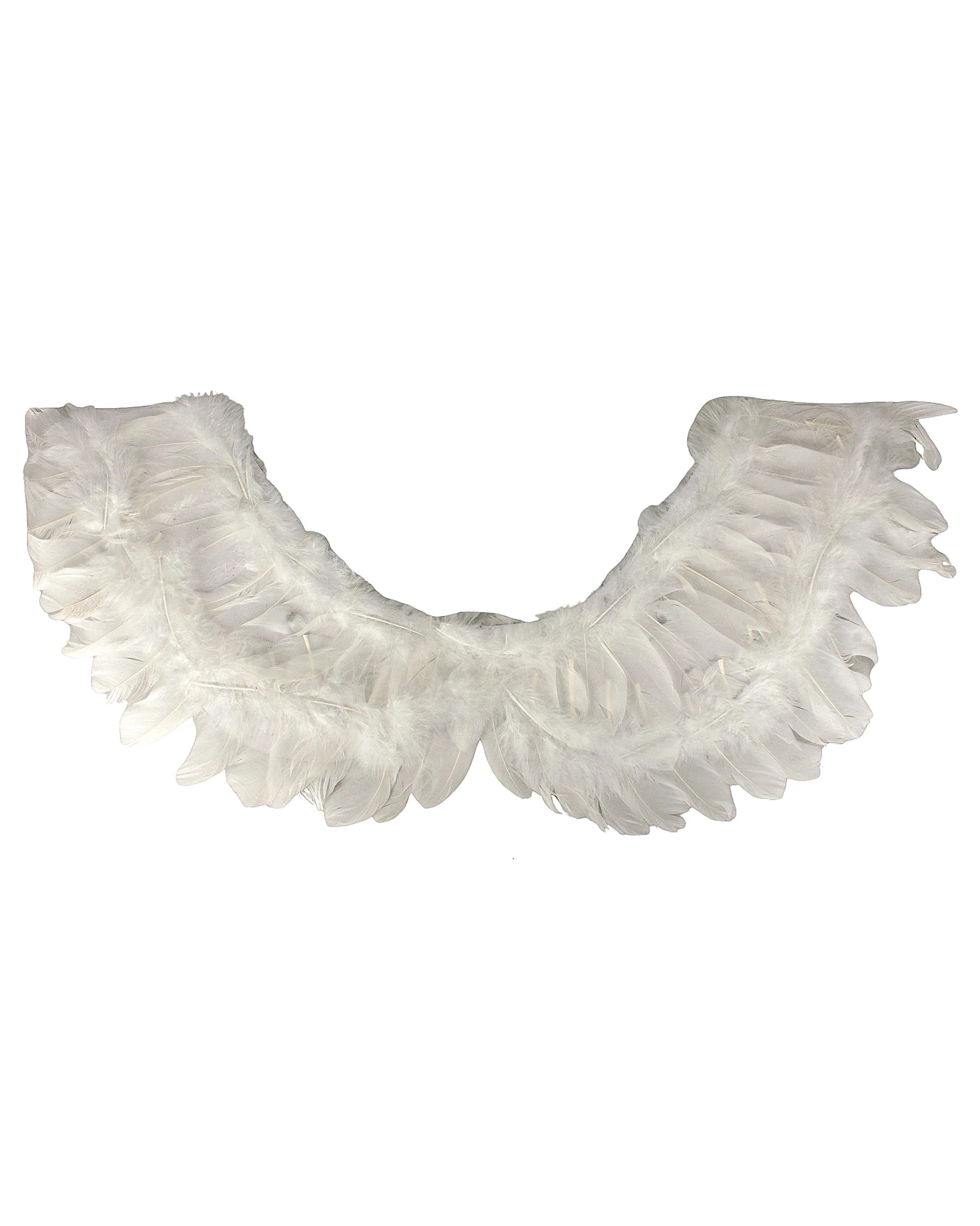 1 Tomfoolery Feathered Angel Wings Medium 70cm x 30cm - One Size - White, 1 of 4