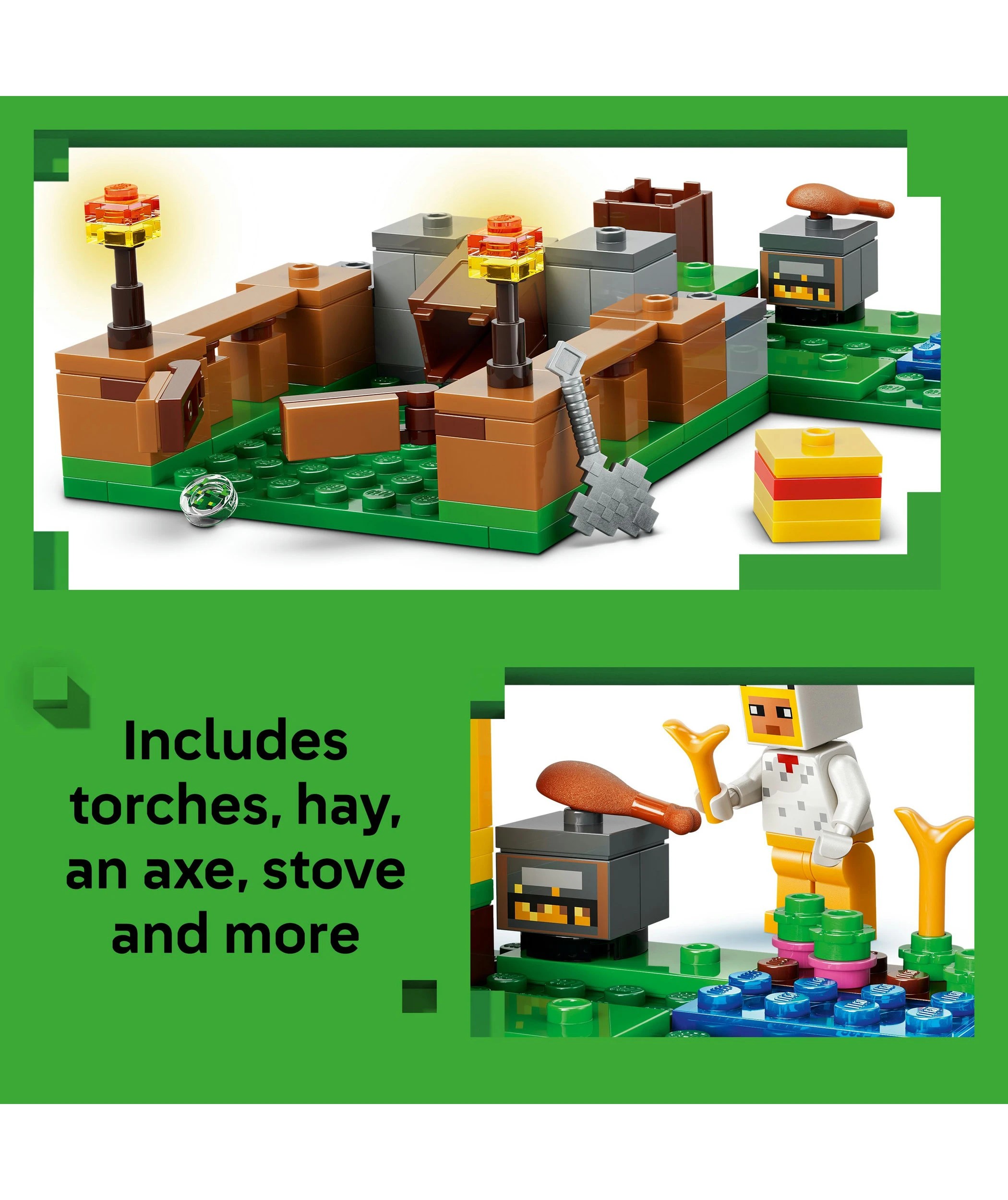 4 LEGO Minecraft Chicken Farm 21585, 4 of 10