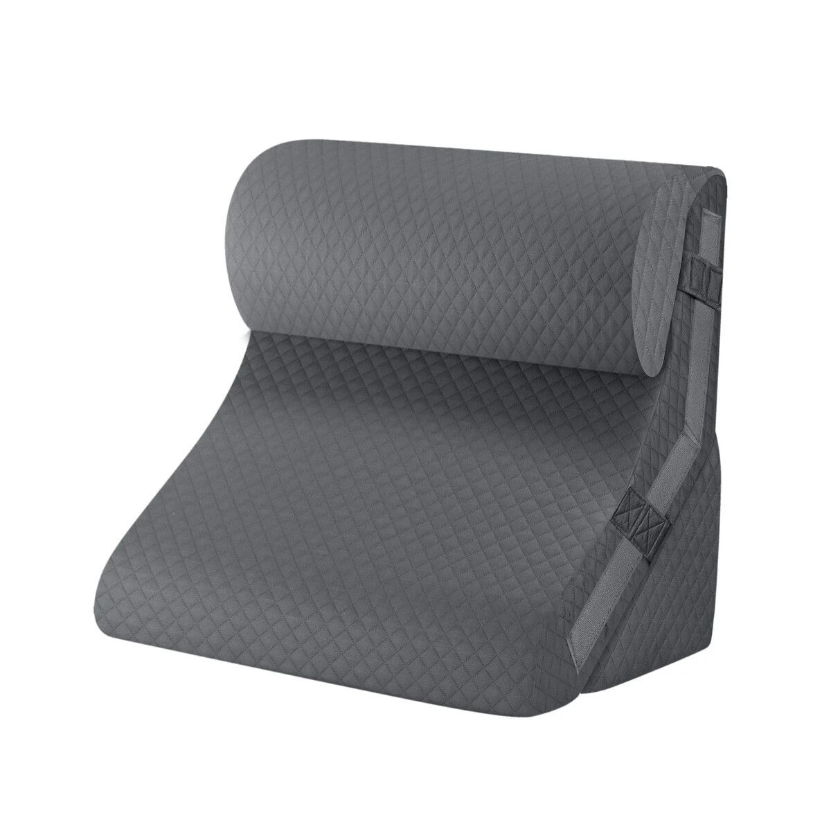 2 LUXDREAM Wedge Pillow Set 3Pcs Triangle Bed Cushion Memory Foam Head Back Support Adjustable Headrest for Sleeping, 2 of 3