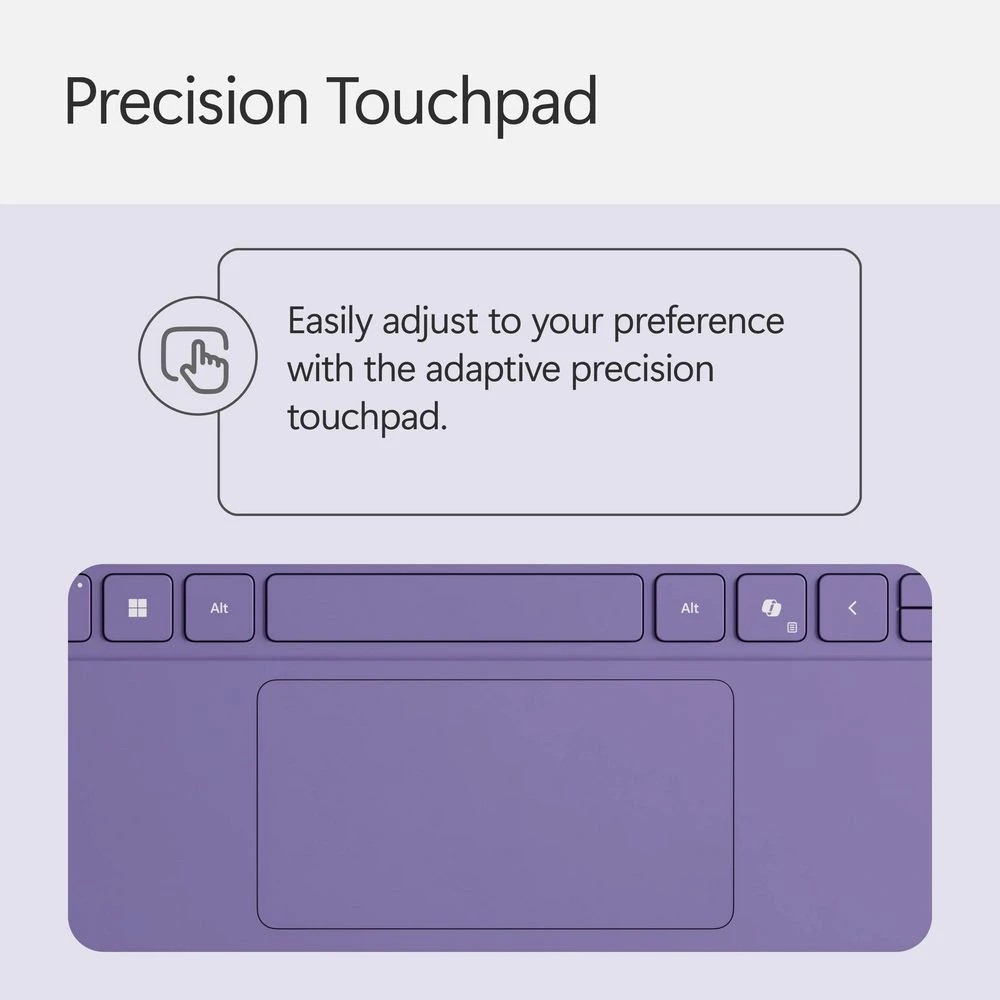 8 Microsoft Surface Pro 12-inch Keyboard with Slim Pen Violet, 8 of 10